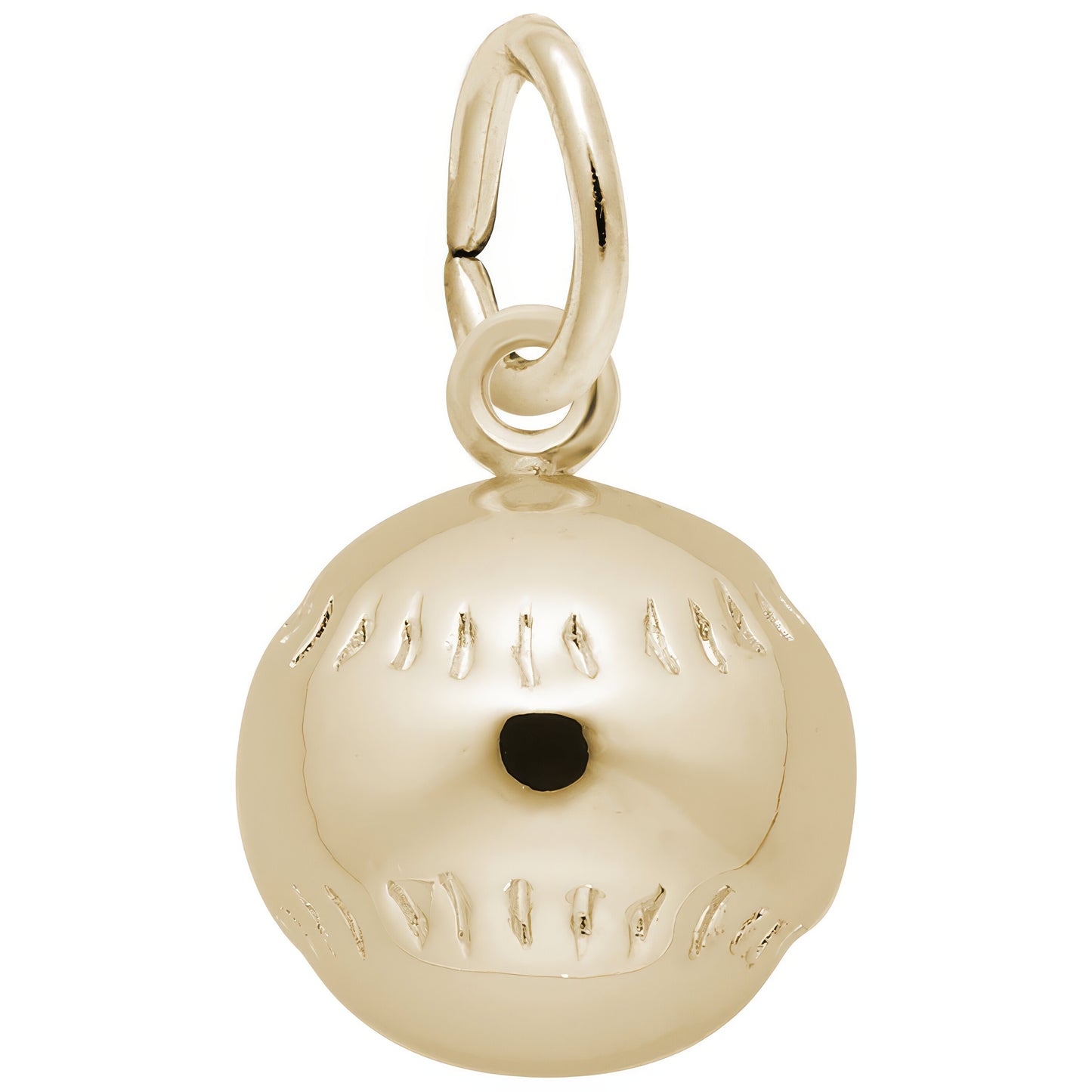 Sterling Silver Baseball Charm
