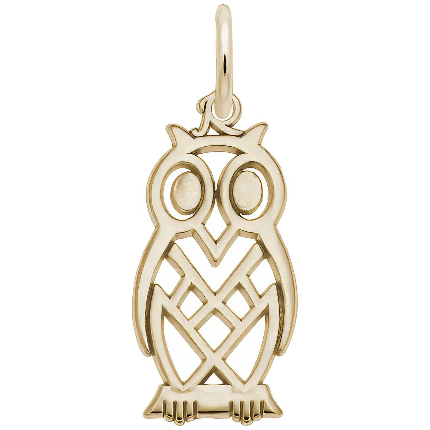 Charms Sterling Silver Owl Charm