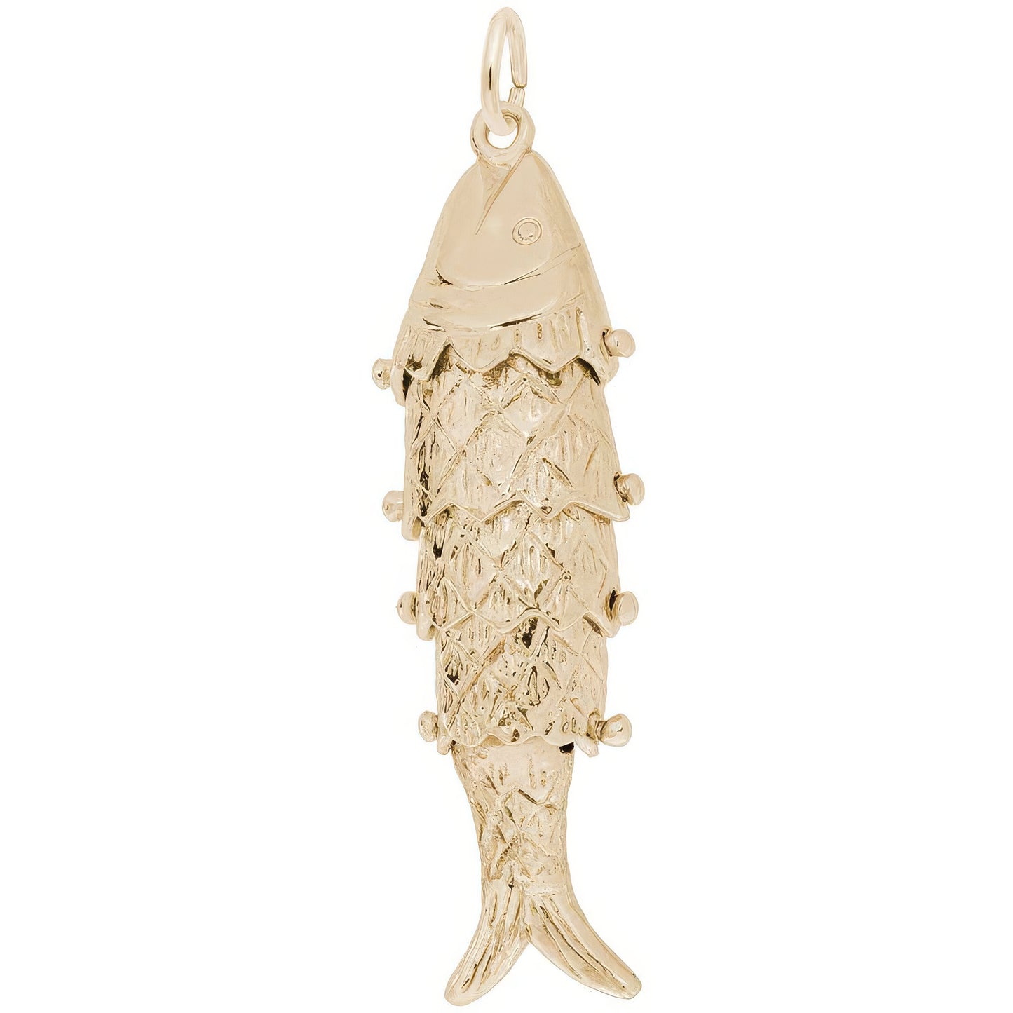 Fish Charm, Sterling Silver