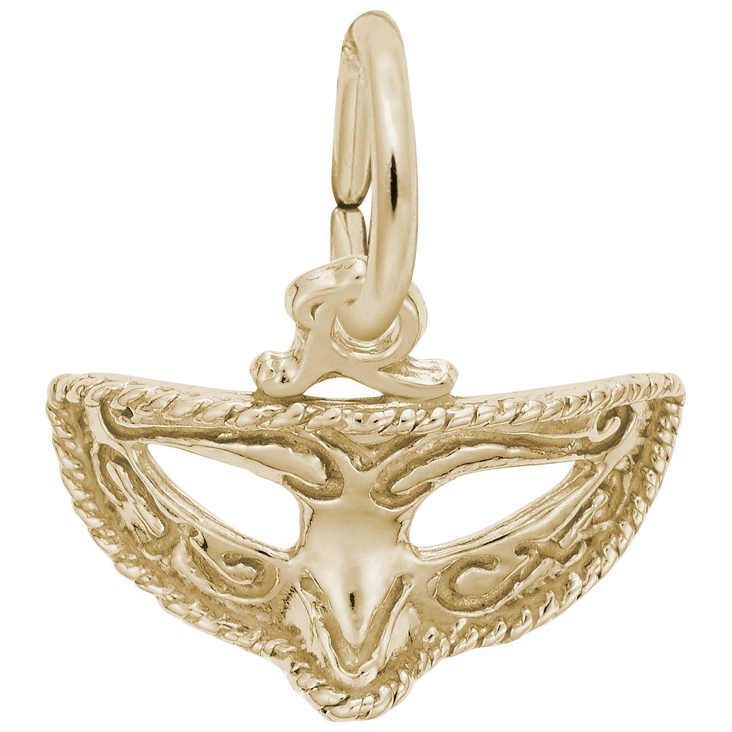 Sterling Silver Mardi Gras Mask Charm