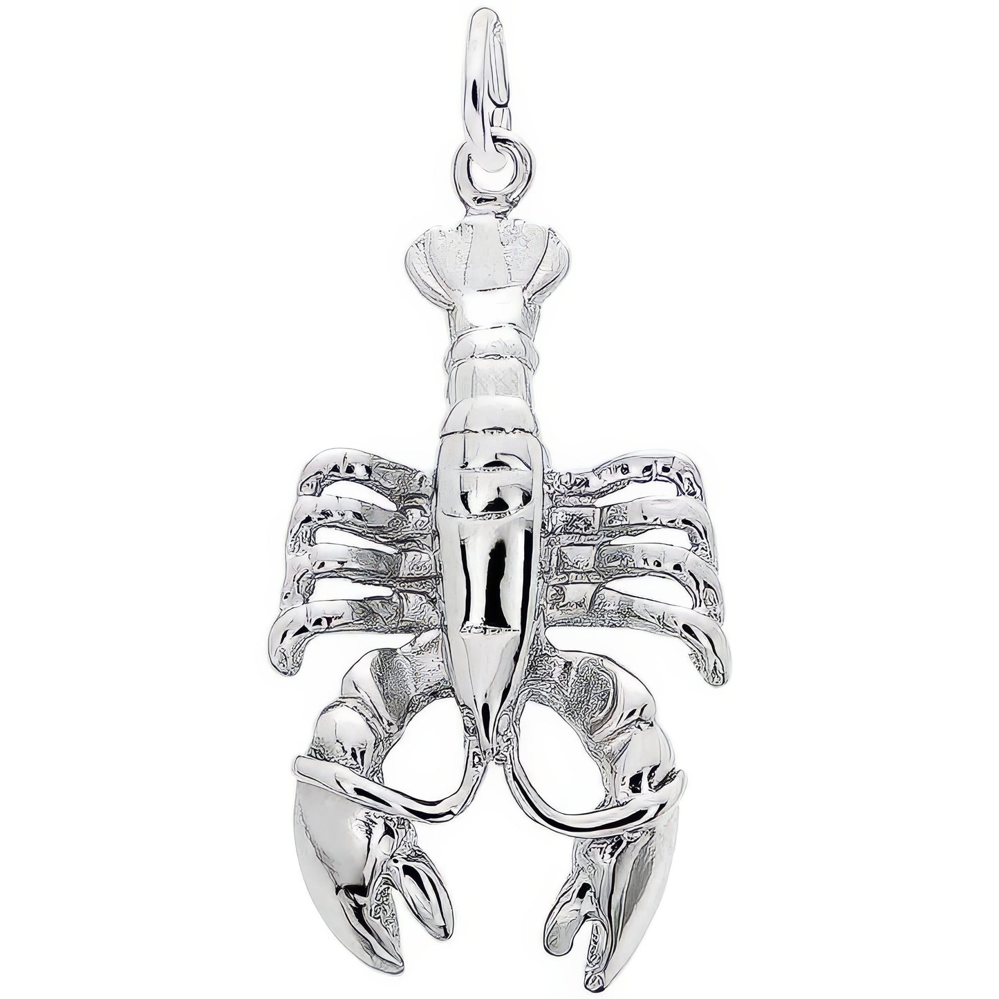 Lobster Large Charm, Sterling Silver