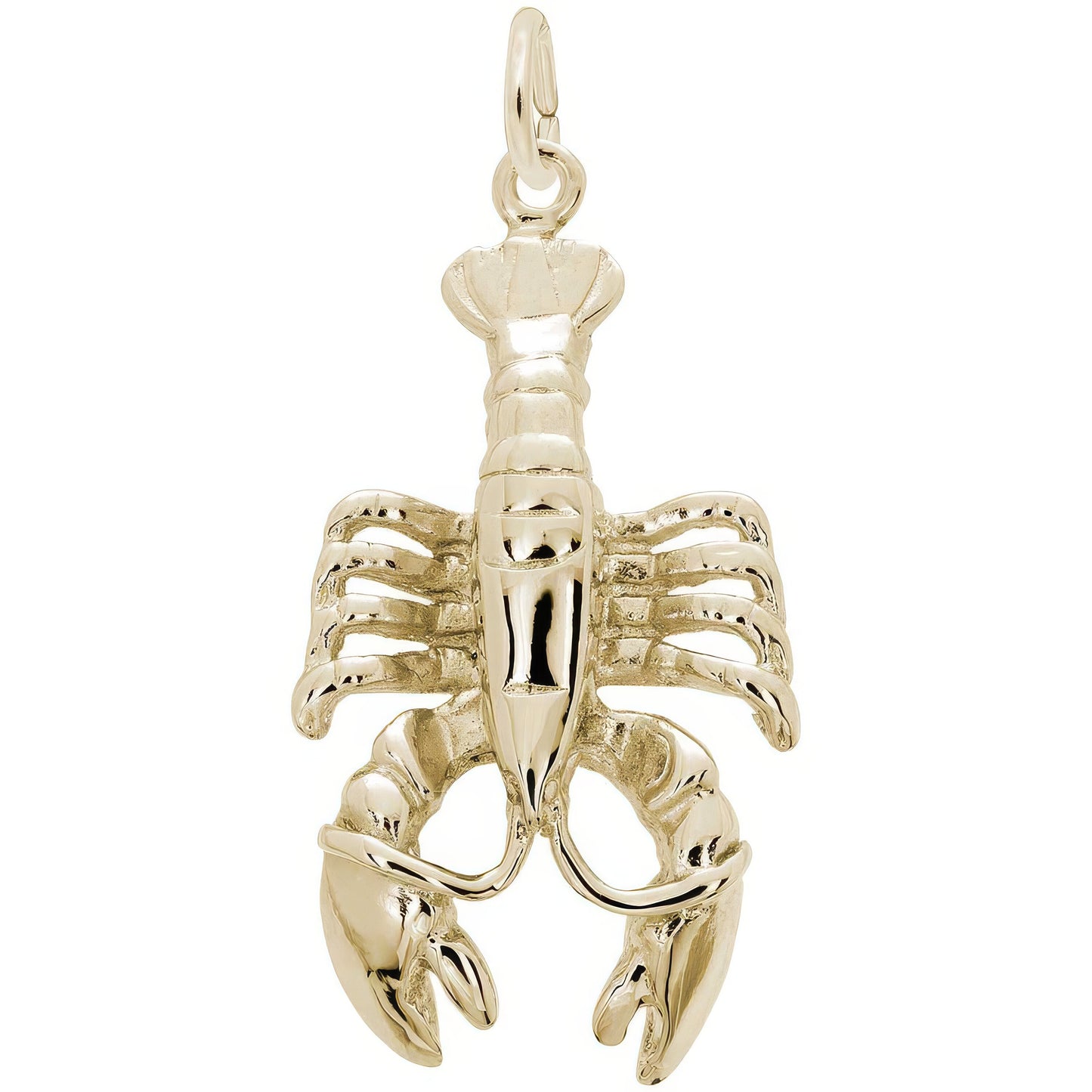 Lobster Large Charm, Sterling Silver