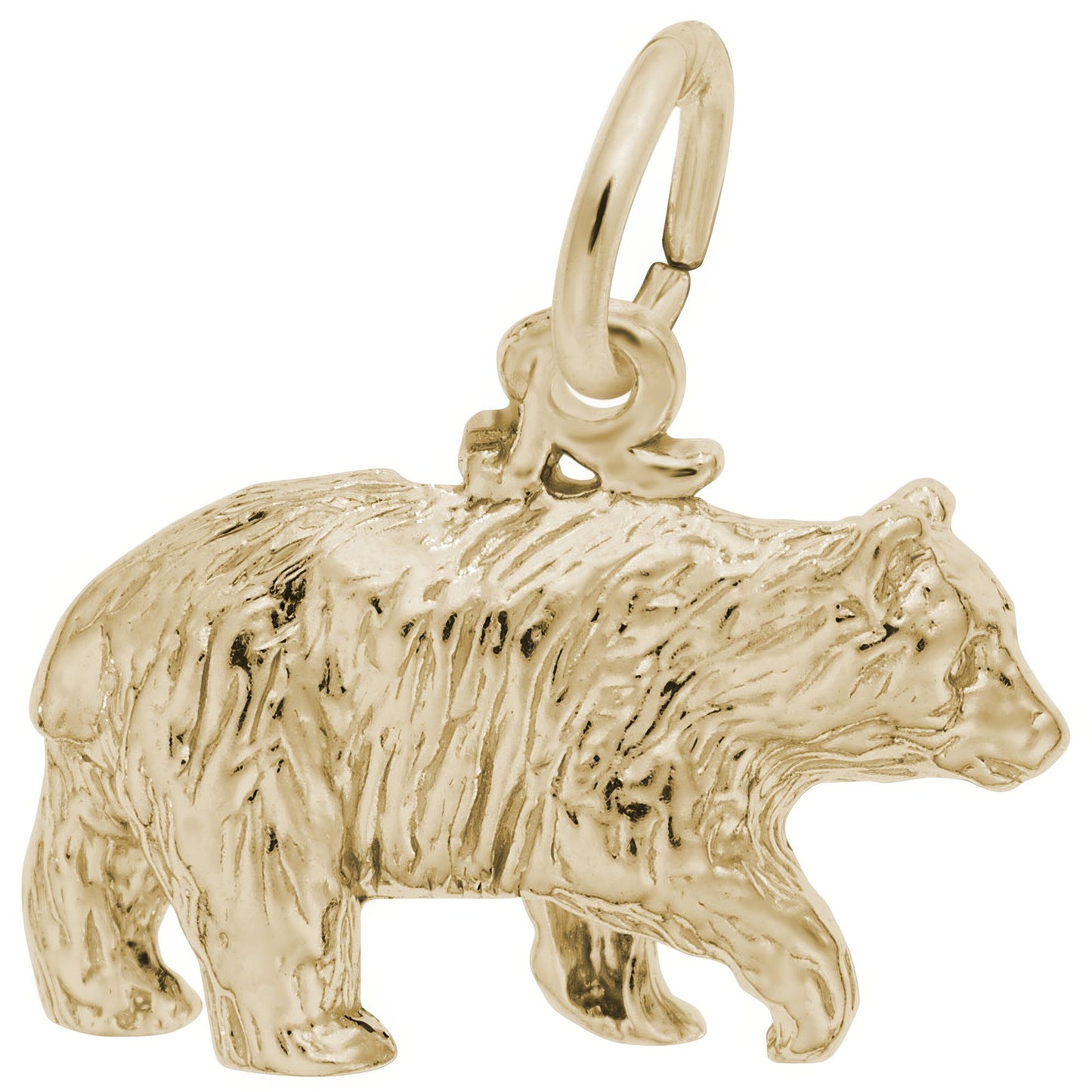 Black Bear Charm - Metal - Sterling Silver