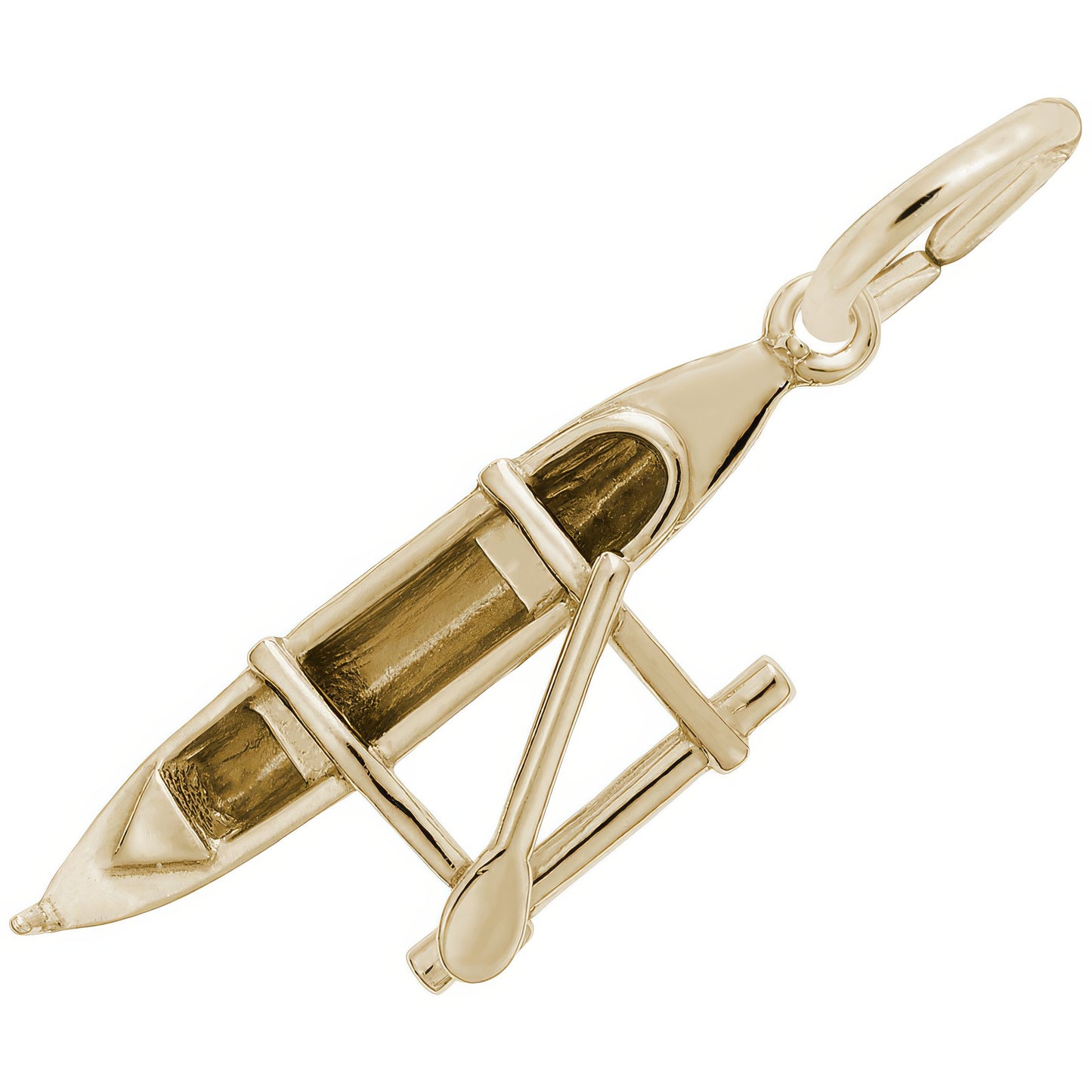 Outrigger Canoe Charm - Metal - Sterling Silver