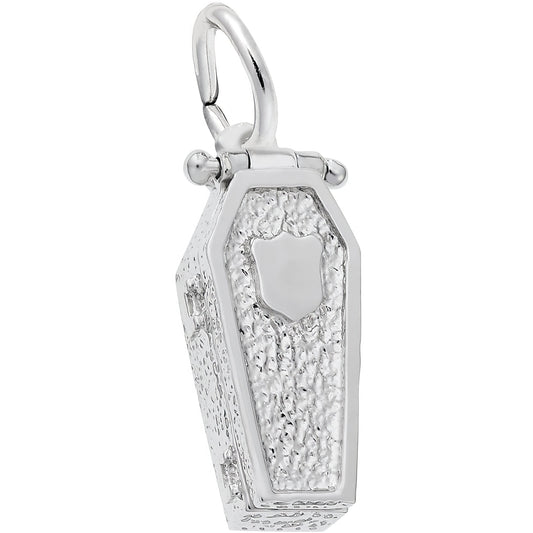 Coffin Charm - Metal - Sterling Silver