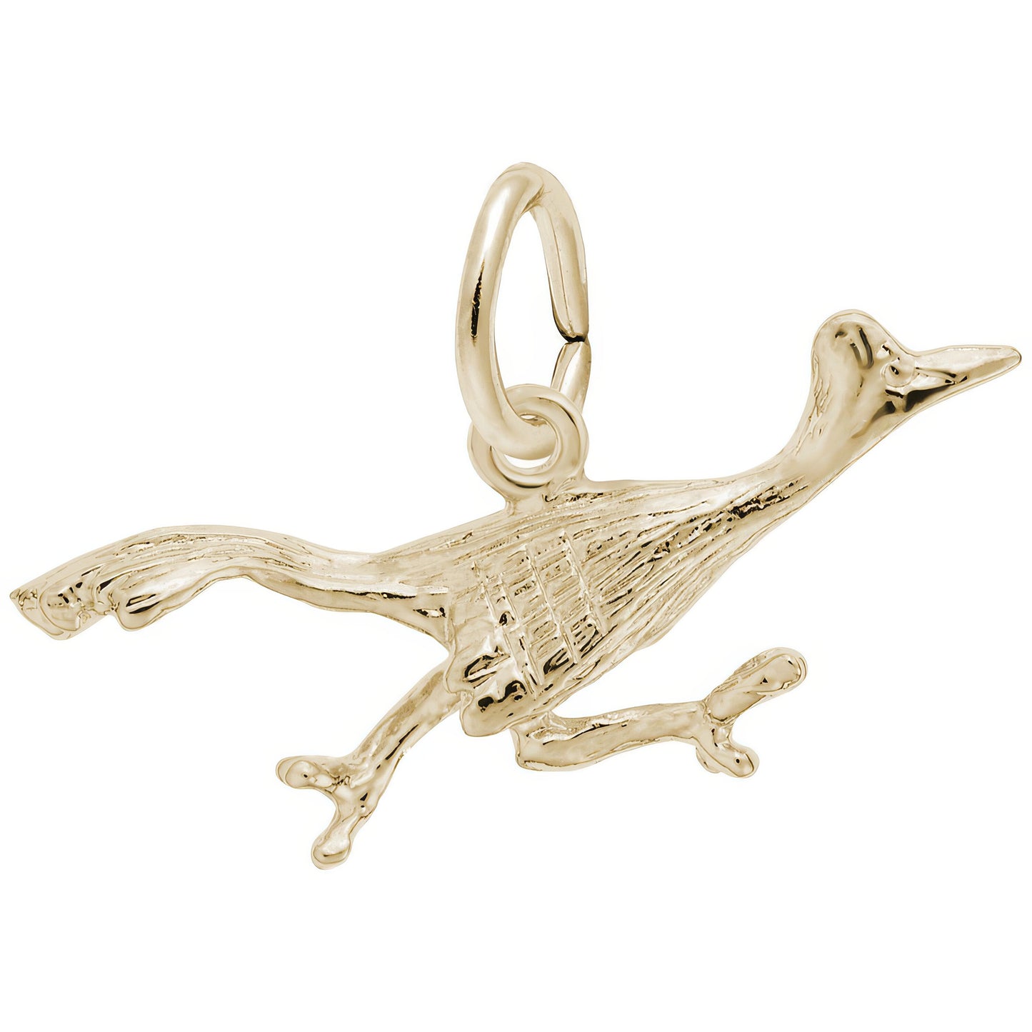 Sterling Silver Road Runner Charm - 11mm x 26mm