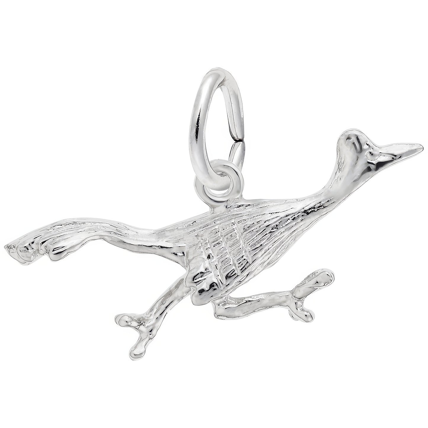Sterling Silver Road Runner Charm - 11mm x 26mm