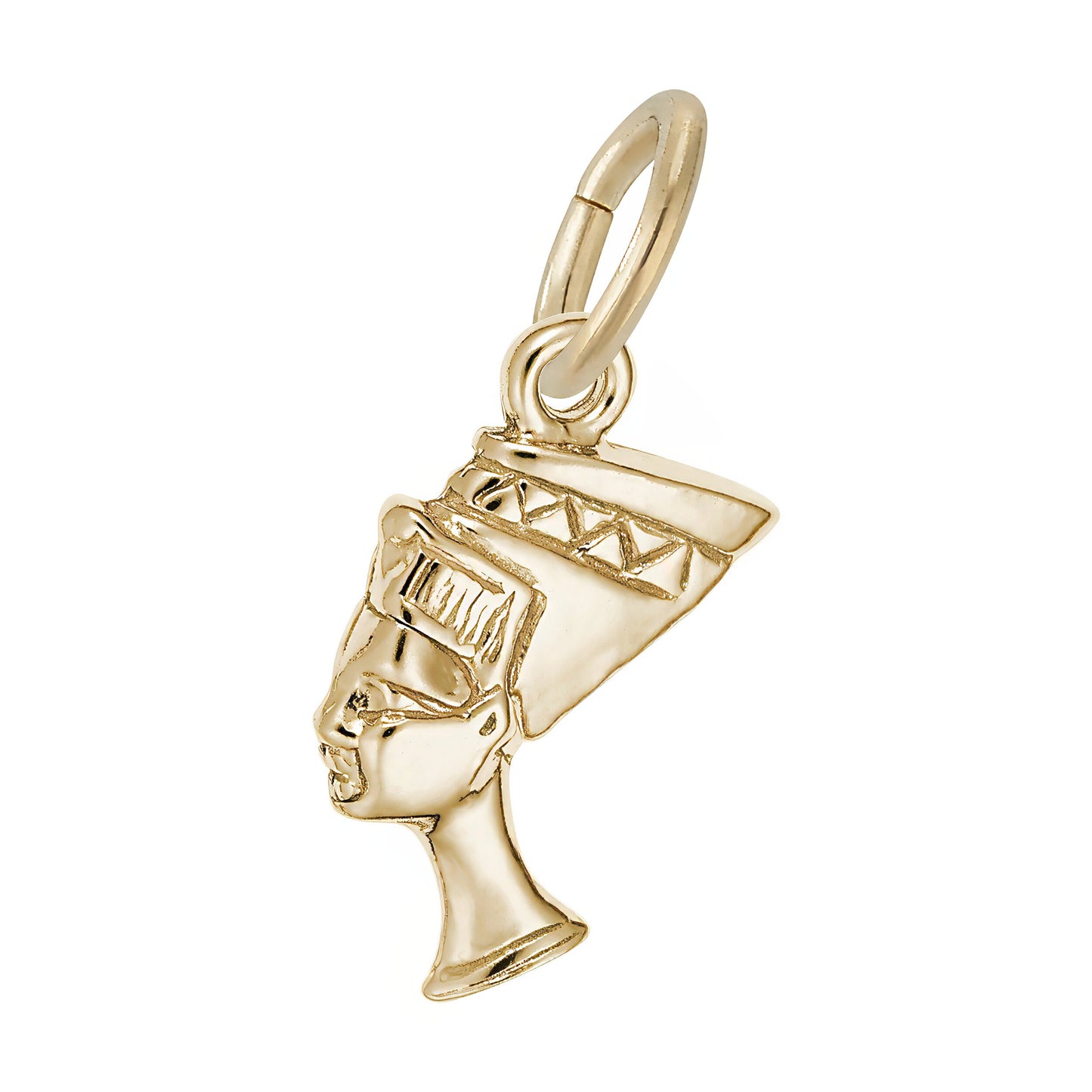 Queen Nefertiti Charm - Metal - Sterling Silver