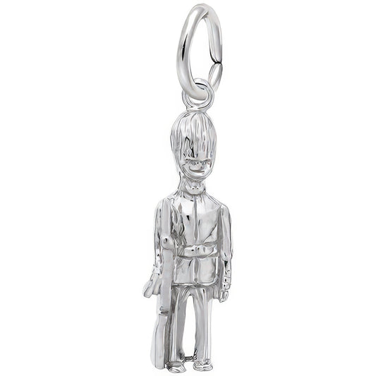 British Guard Charm - Metal - Sterling Silver