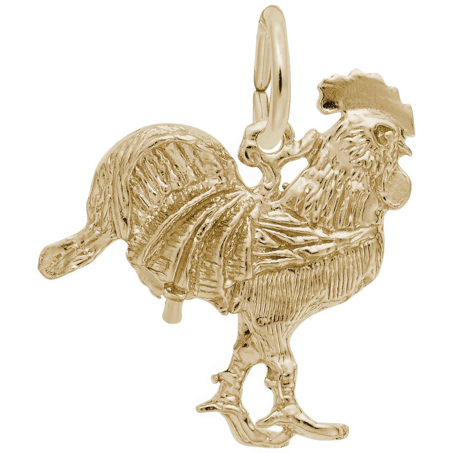 Sterling Silver Rooster Charm