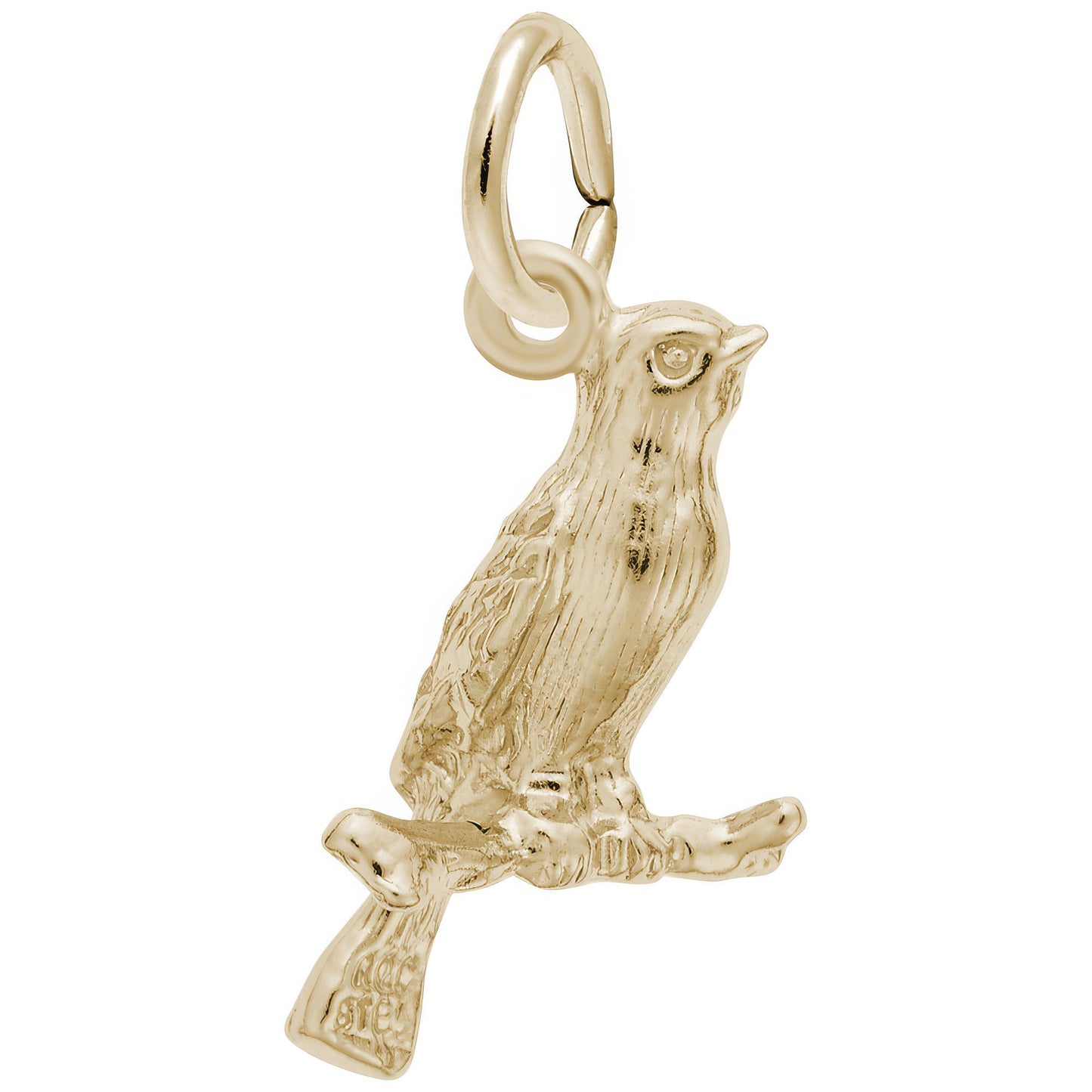 Canary Charm - Metal - Sterling Silver