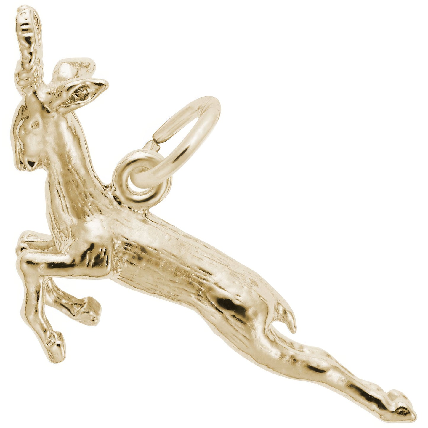 Antelope Charm - Metal - Sterling Silver