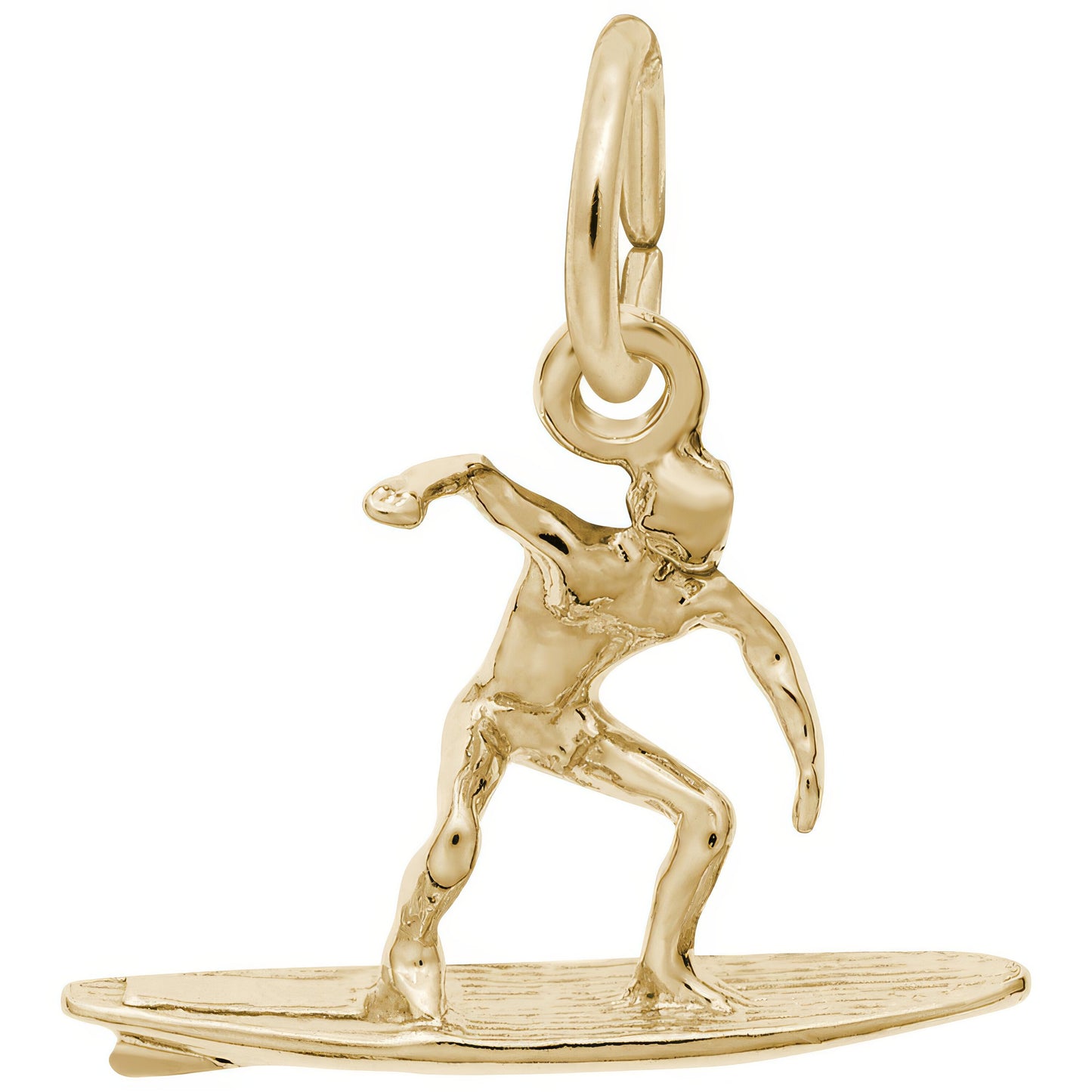 Sterling Silver Surfer Charm