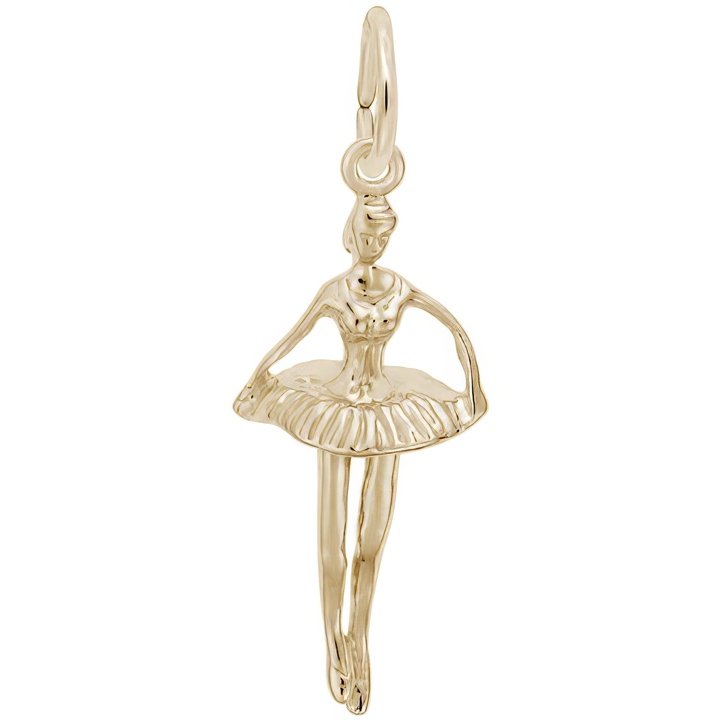 Sterling Silver Pointed Toes Ballet Dancer Charm