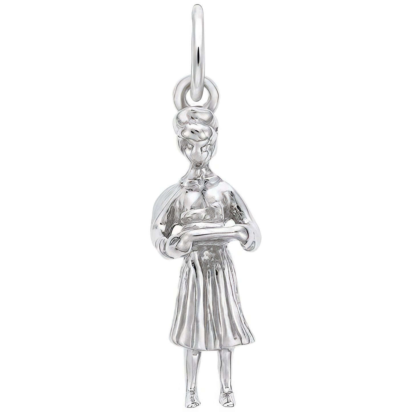 Nurse Charm - Metal - Sterling Silver