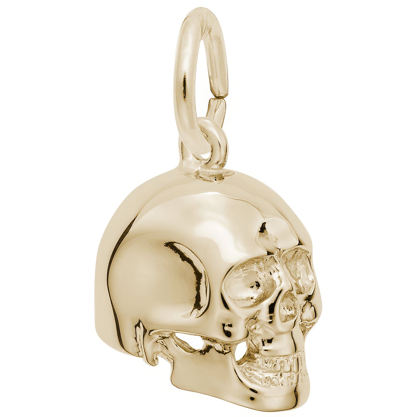 Charms Sterling Silver Skull Charm
