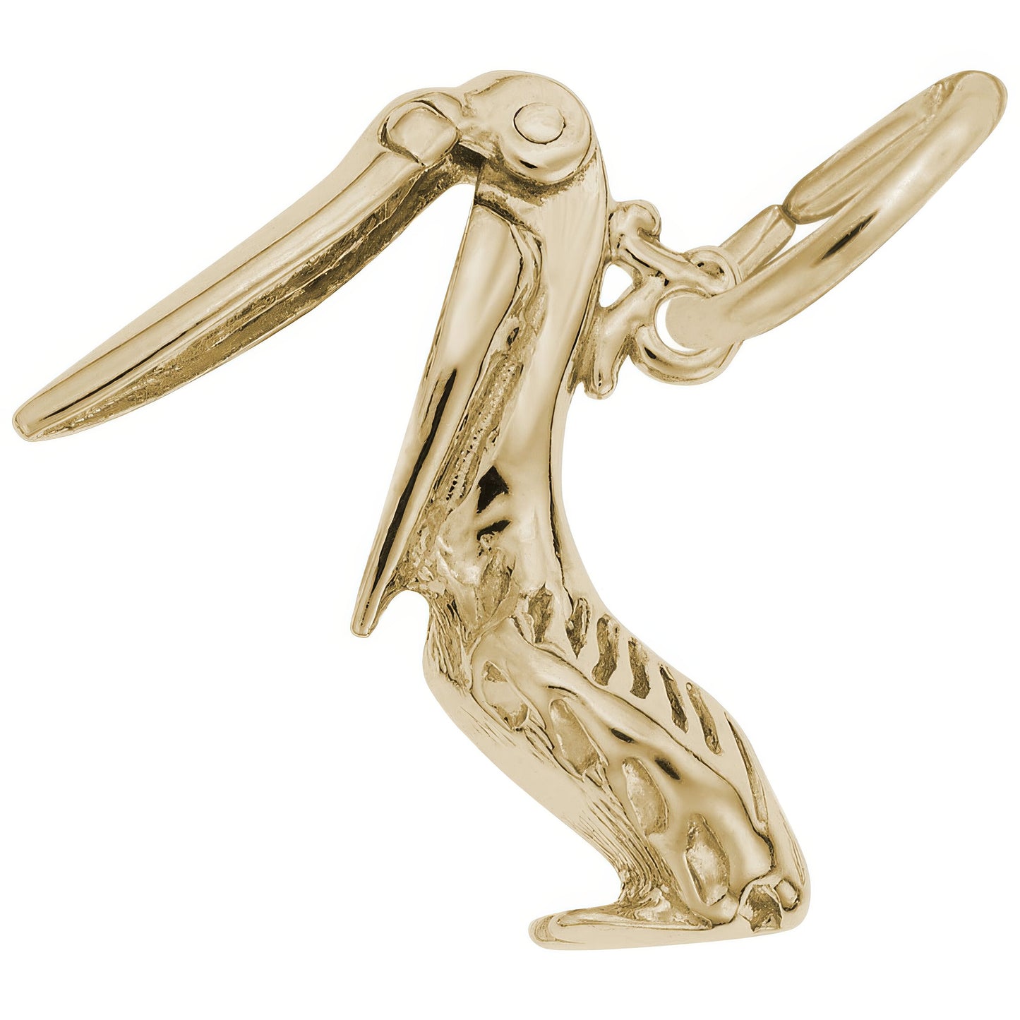 Pelican Charm - Metal - Sterling Silver