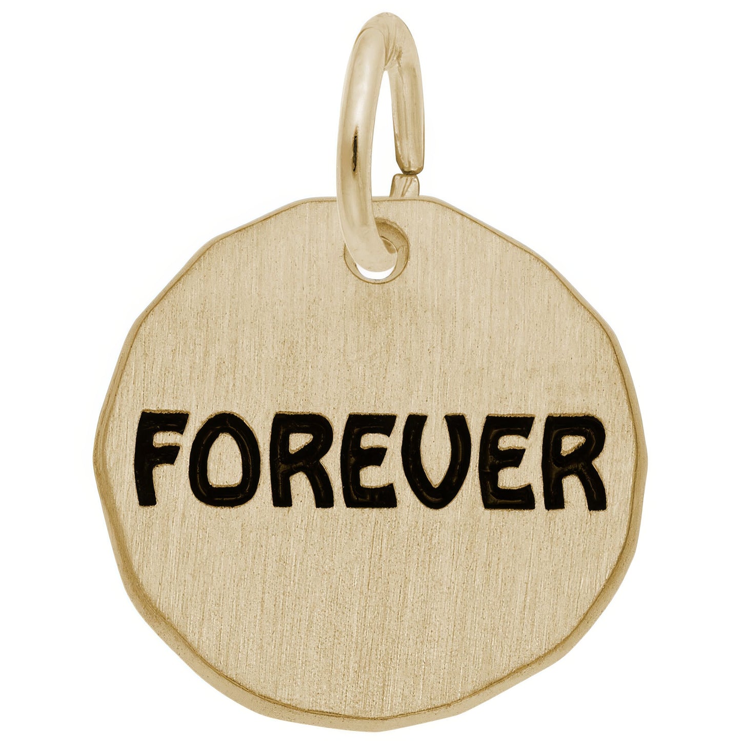 Sterling Silver Forever Charm Tag Charm