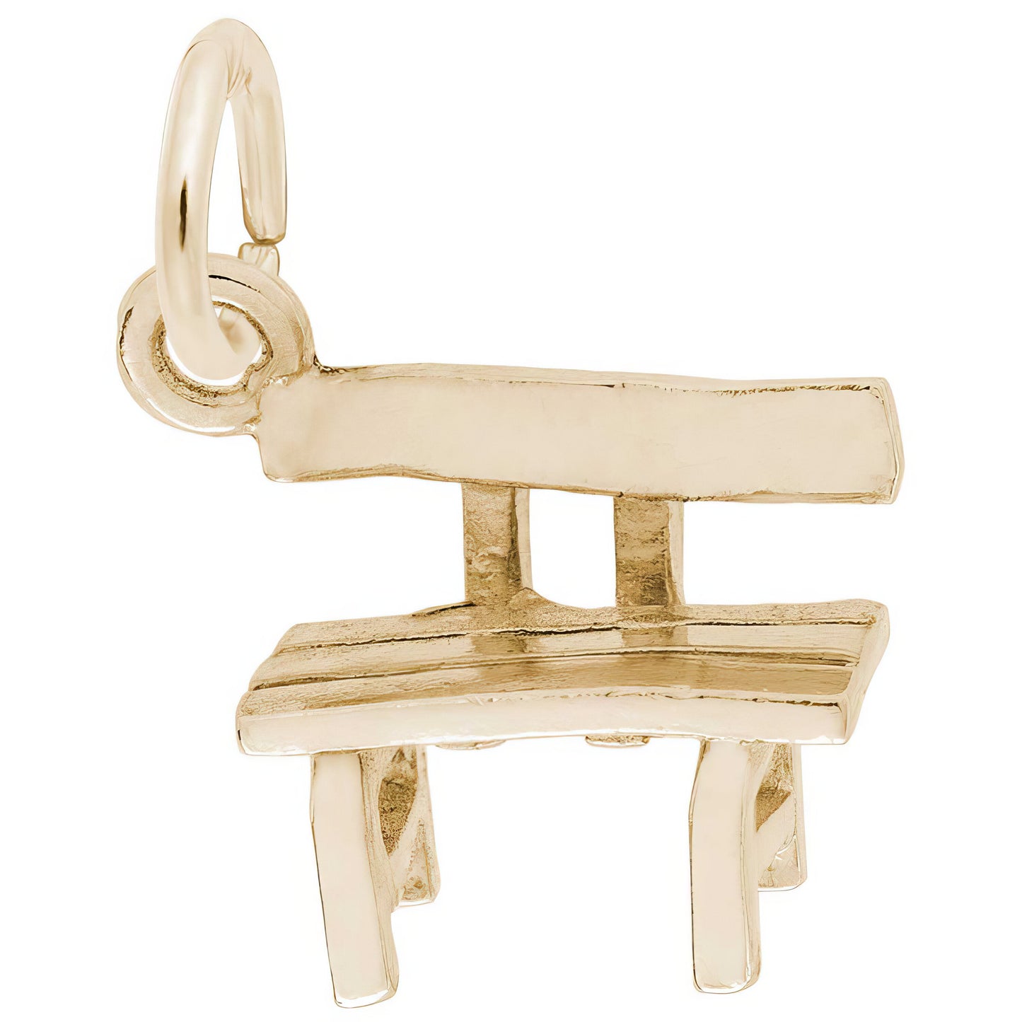 Sterling Silver Bench Charm - 10mm x 9mm
