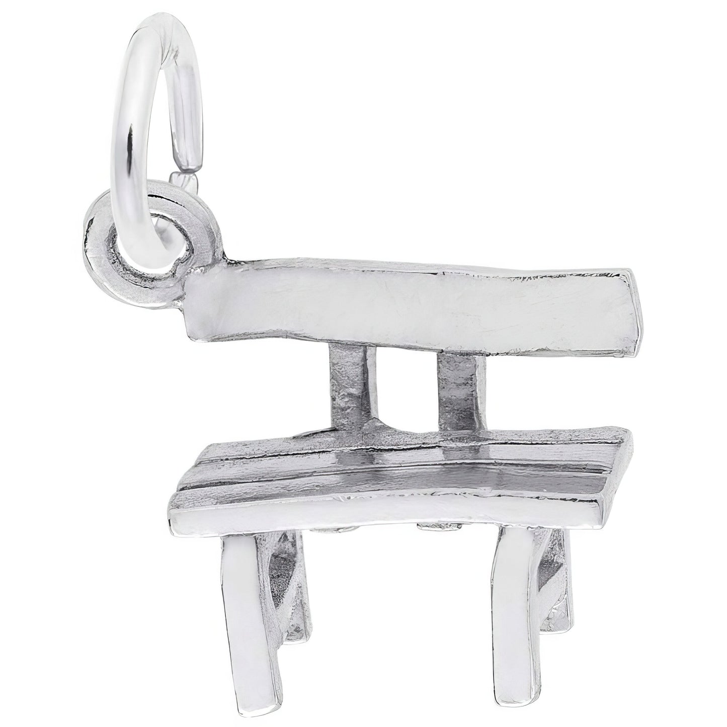 Sterling Silver Bench Charm - 10mm x 9mm