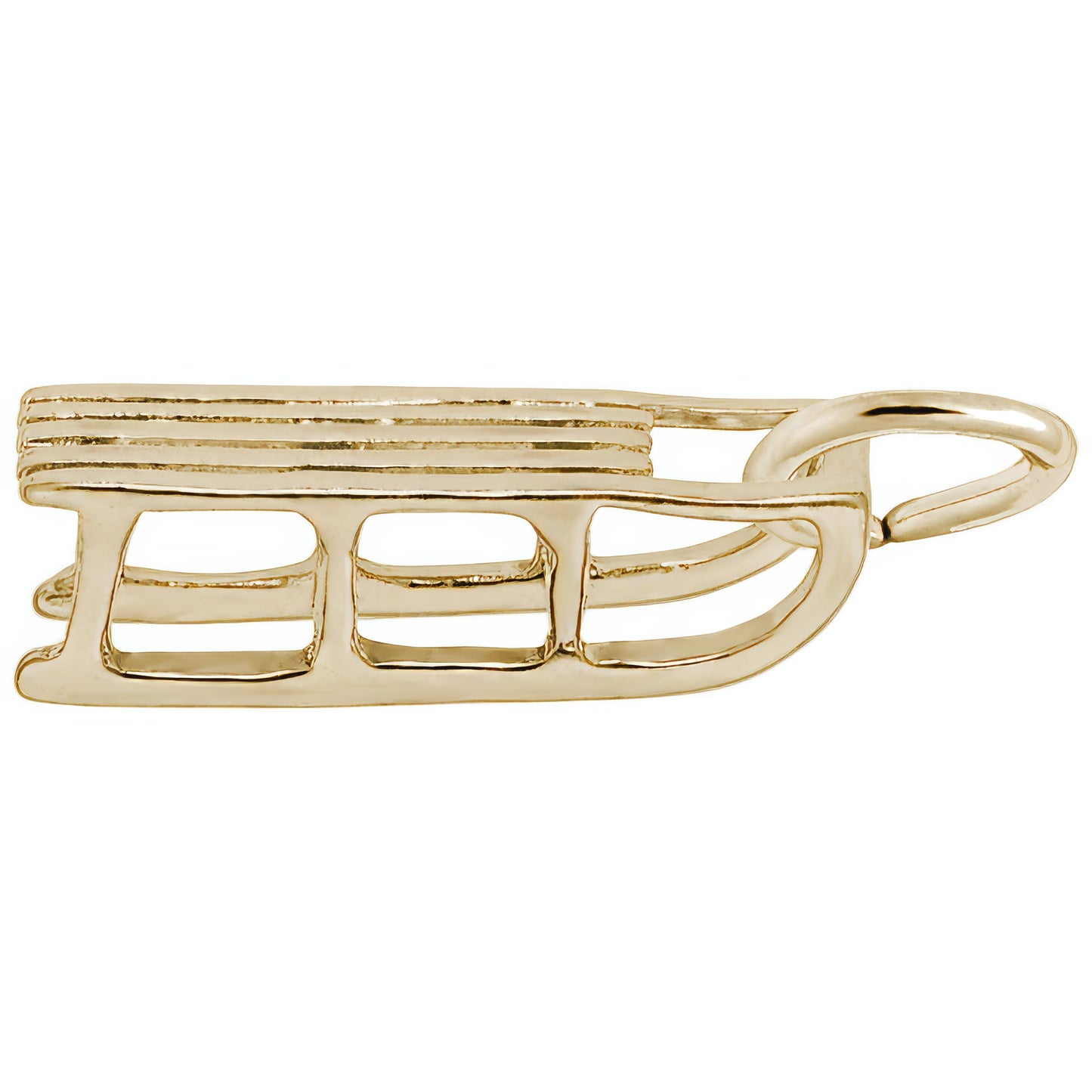 Sled Charm - Metal - Sterling Silver