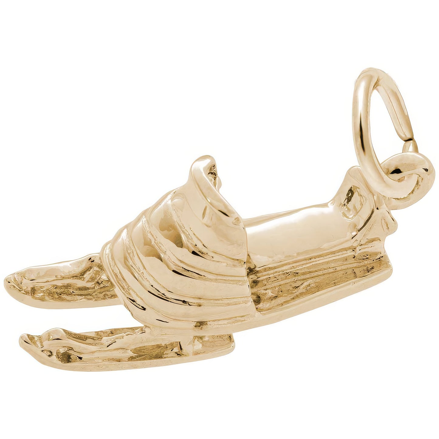 Snowmobile Charm, Sterling Silver
