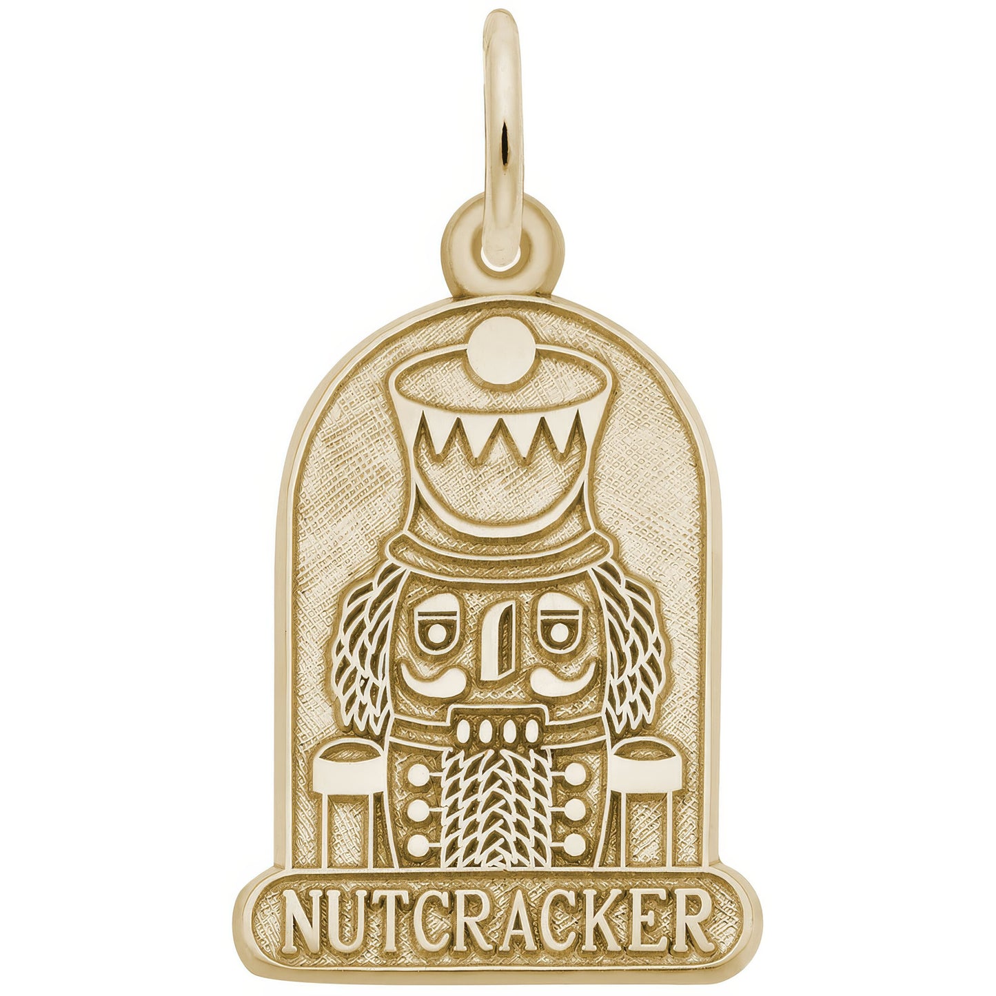 Sterling Silver Nutcracker Charm - 24mm x 14mm