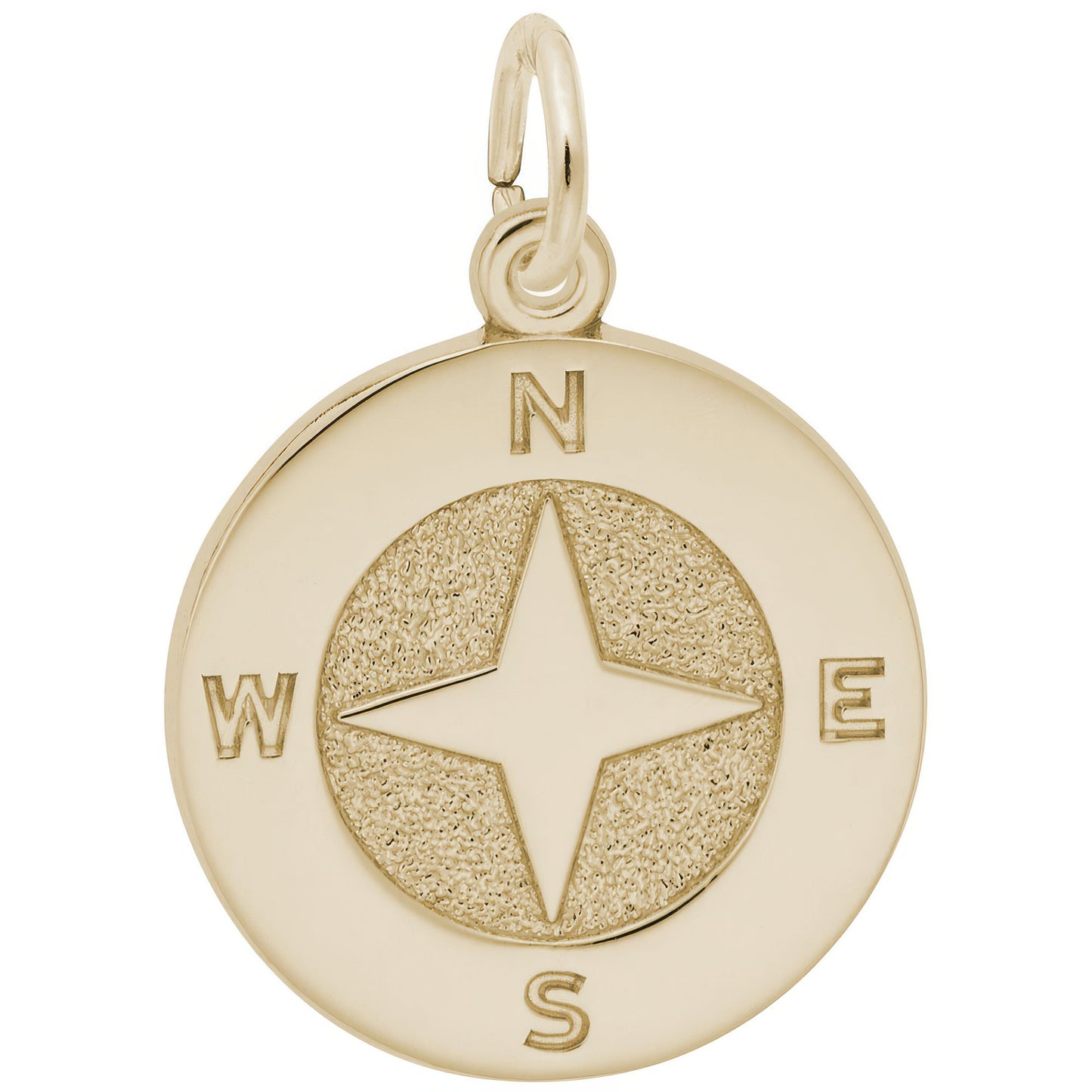 Charms, Compass.925 Sterling Silver, Engravable