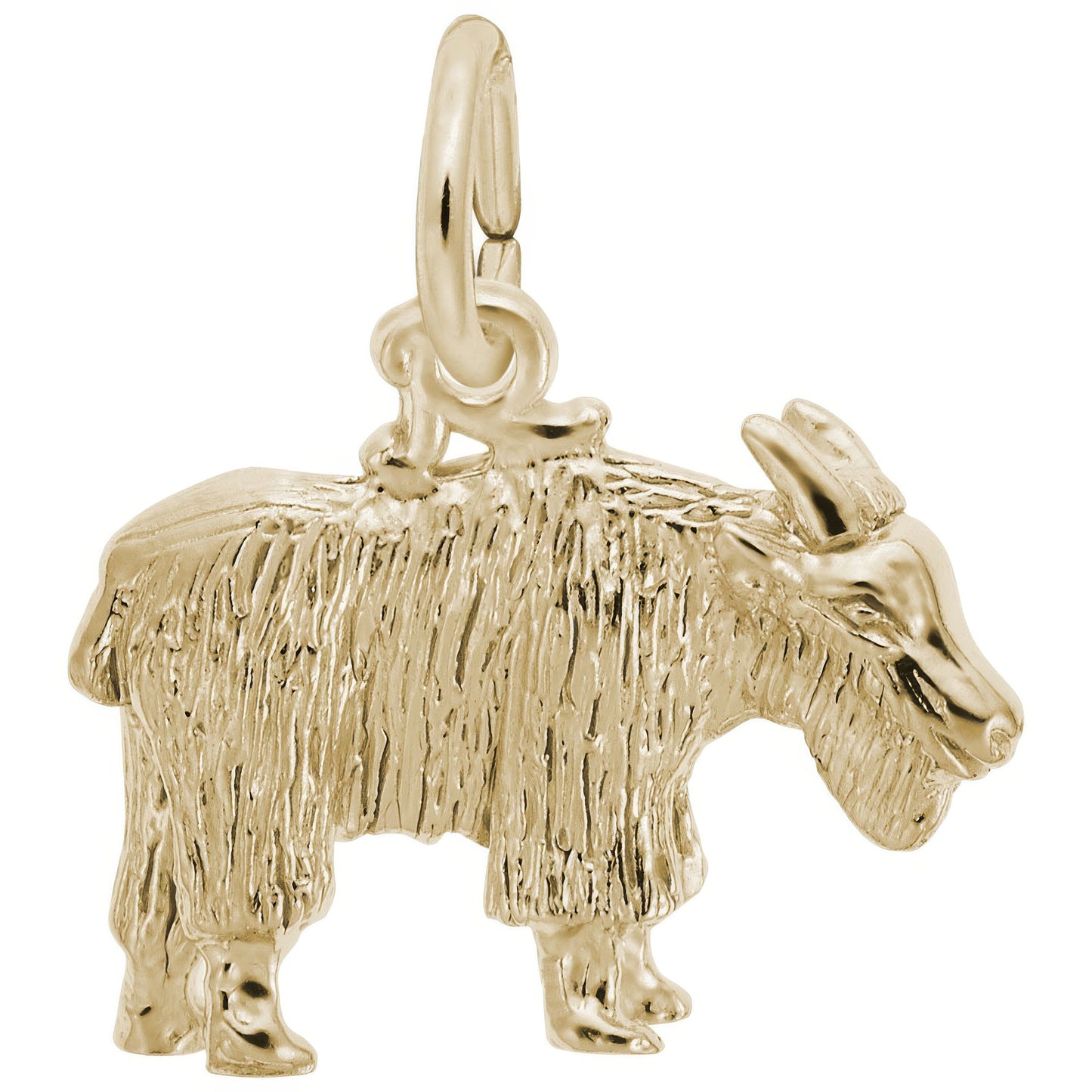 Goat Charm - Metal - Sterling Silver