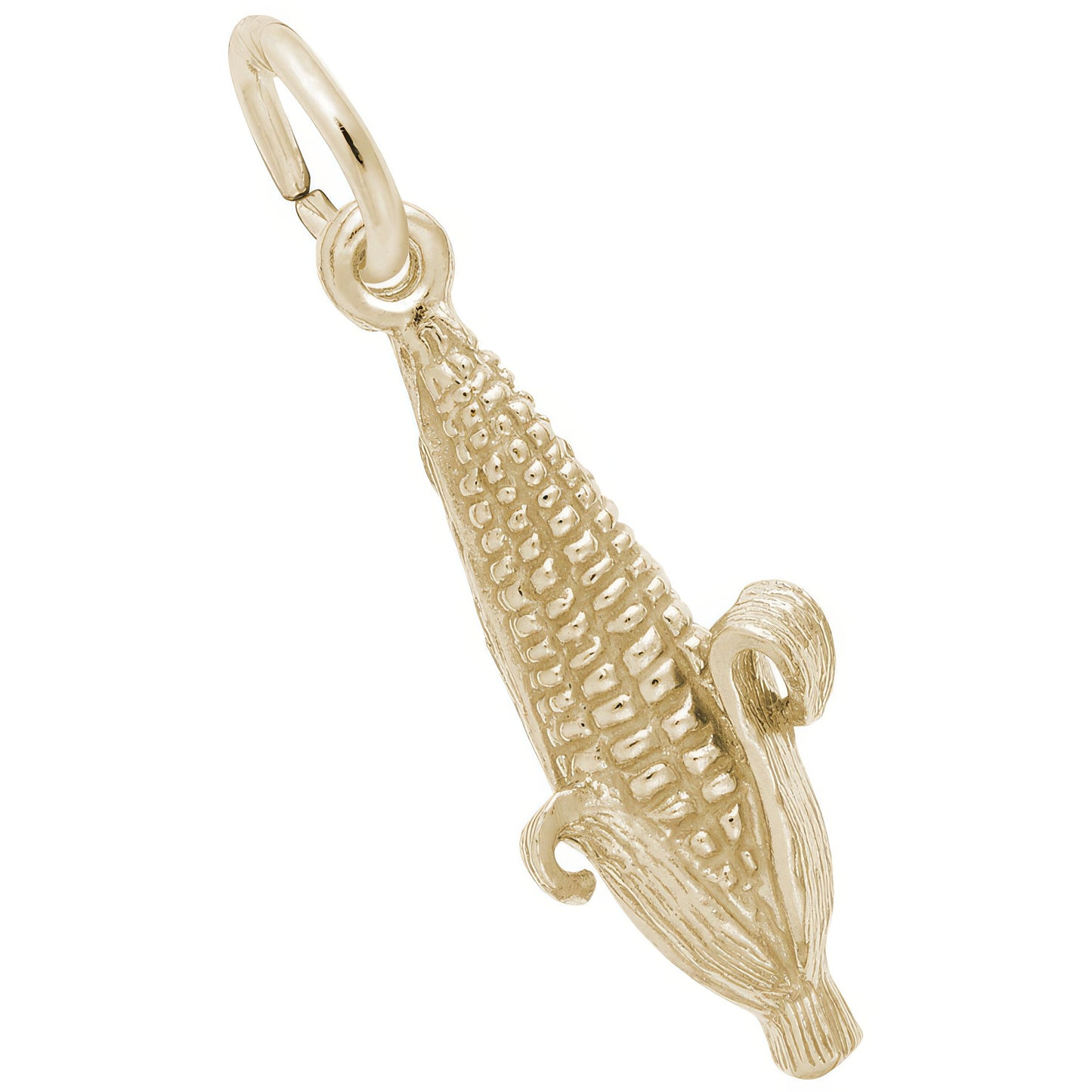 Corn Charm - Metal - Sterling Silver