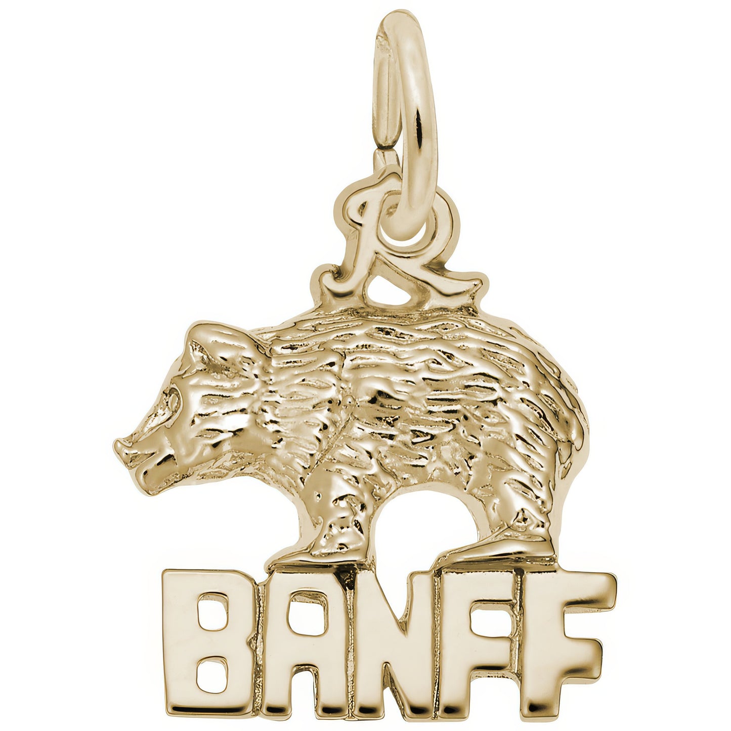 Banff Bear Charm - Metal - Sterling Silver