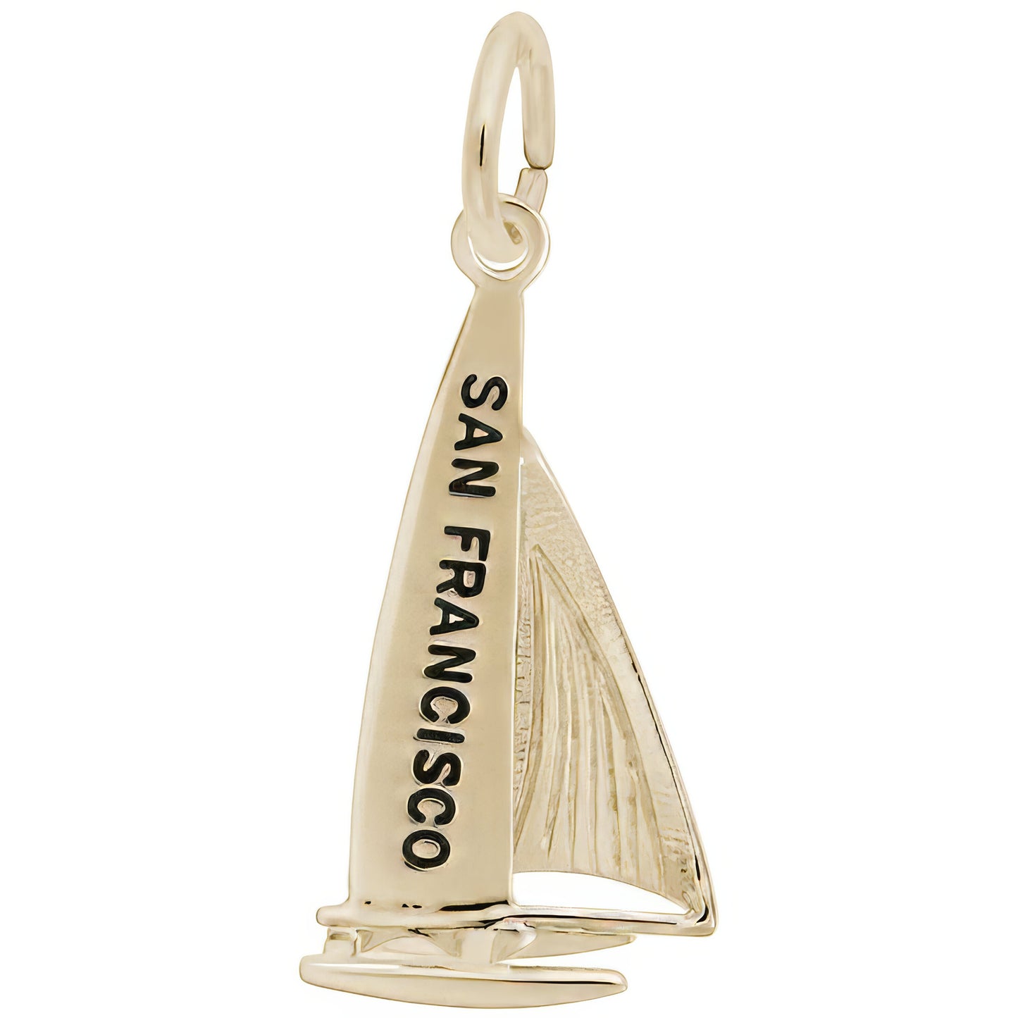 San Francisco Catamaran Charm - Metal - Sterling Silver