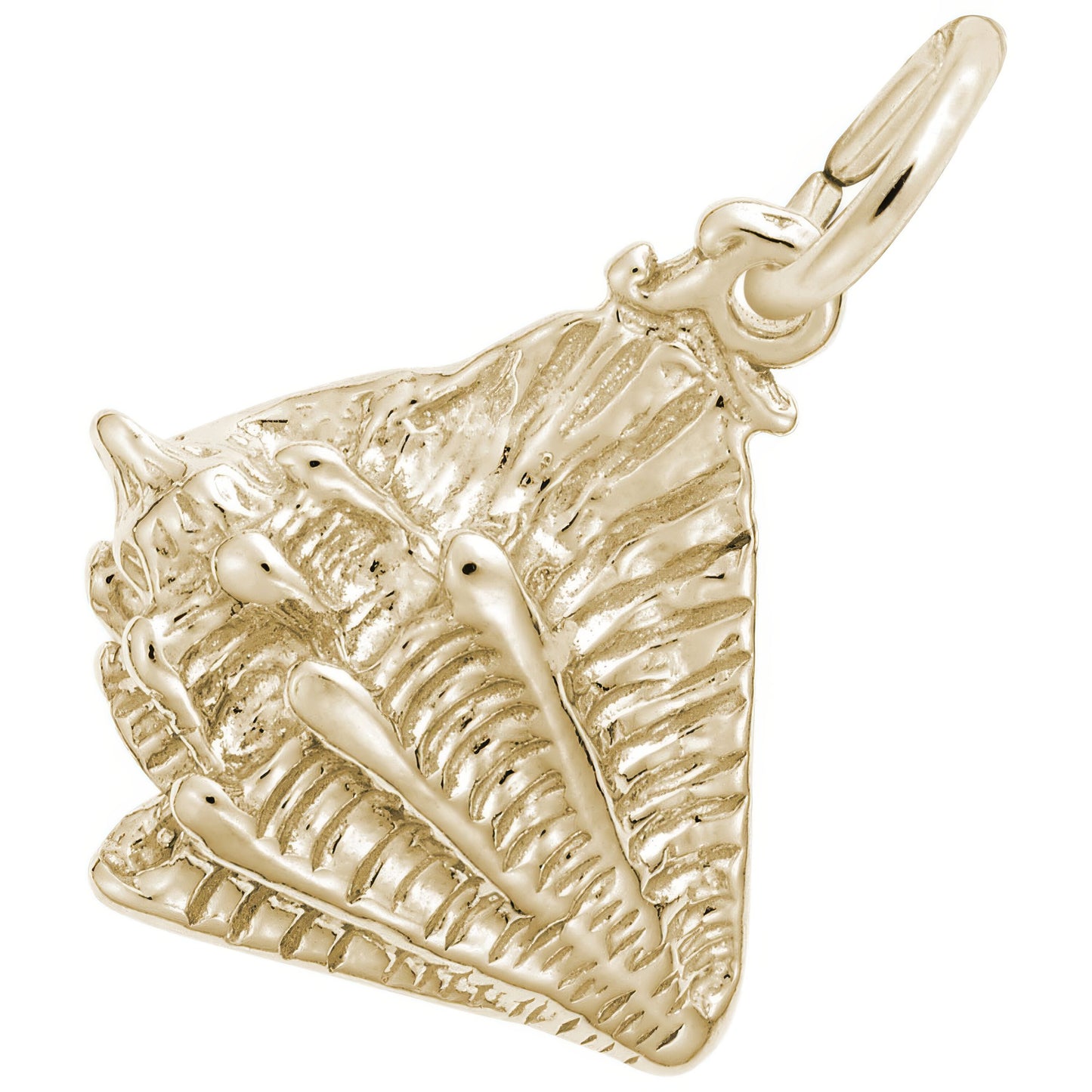 Charms Sterling Silver Conch Shell Charm