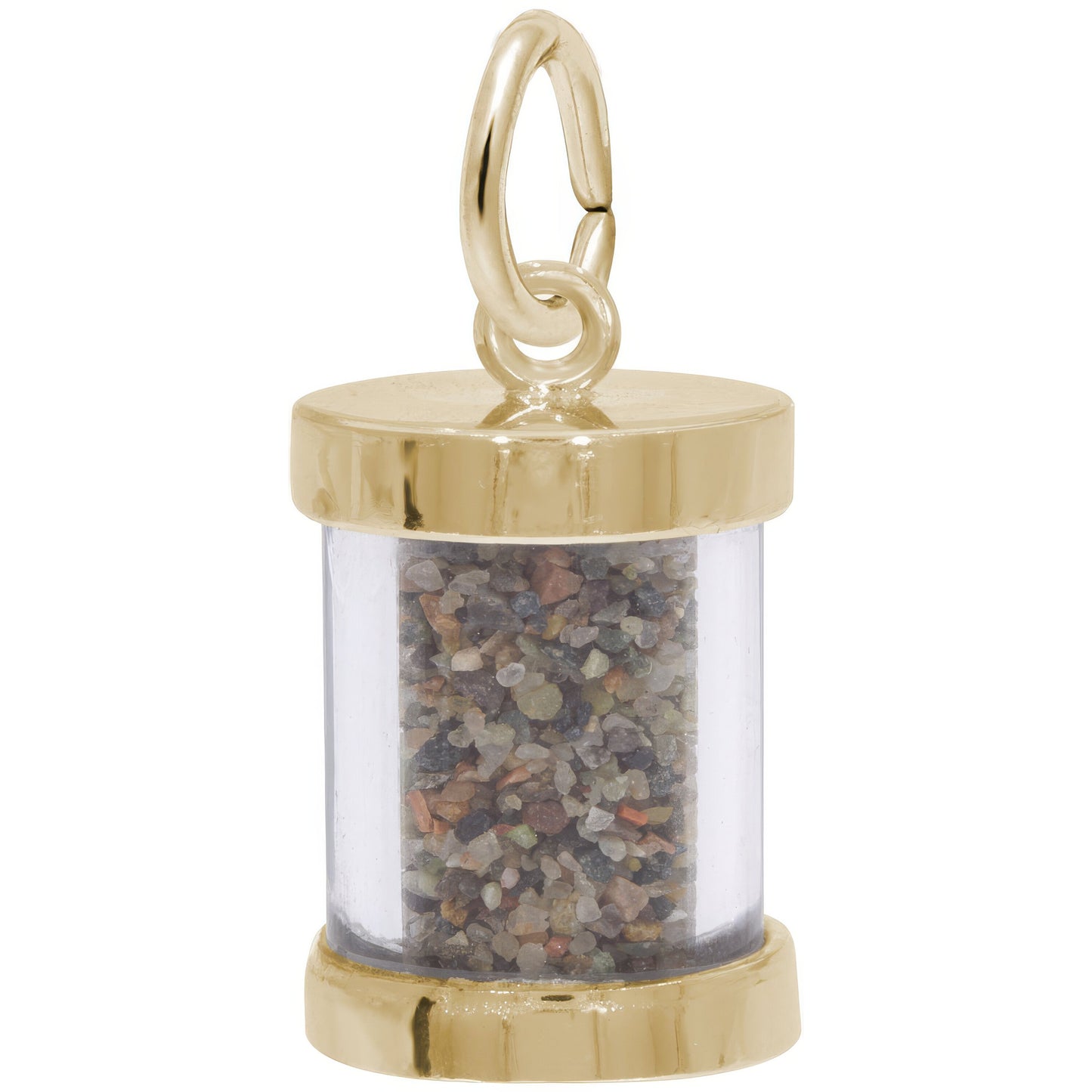 New Brunswick Sand Capsule Charm - Metal - Sterling Silver