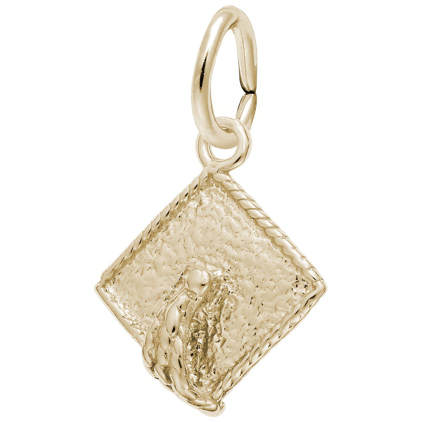 Sterling Silver Graduation Cap Charm