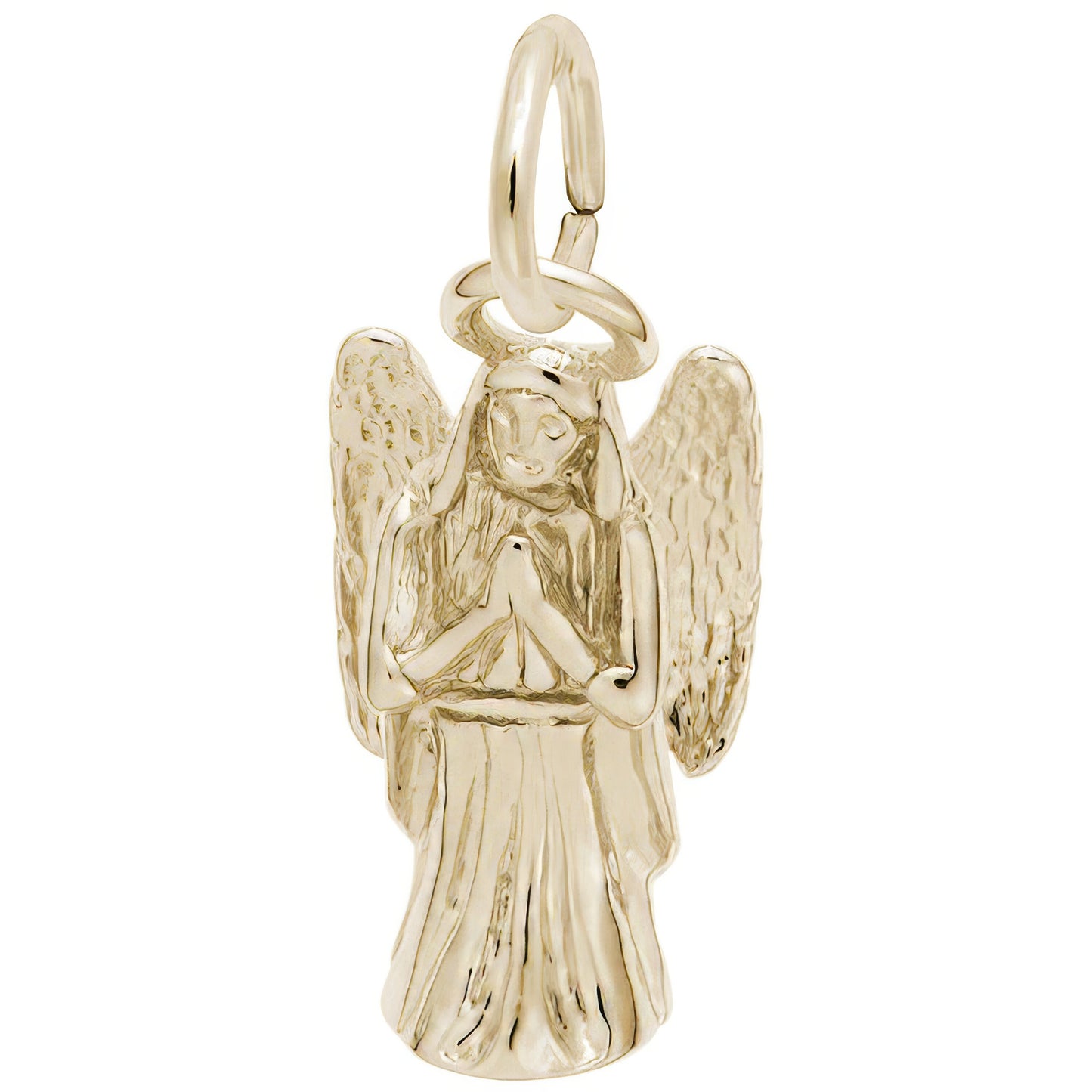 Praying Angel Charm - Metal - Sterling Silver