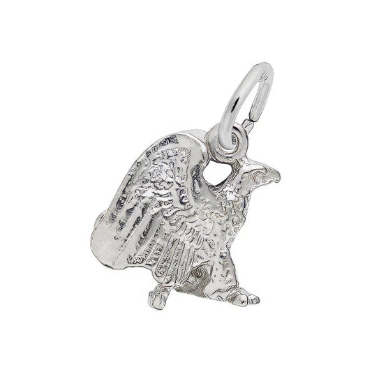 Eagle Charm - Metal - Sterling Silver