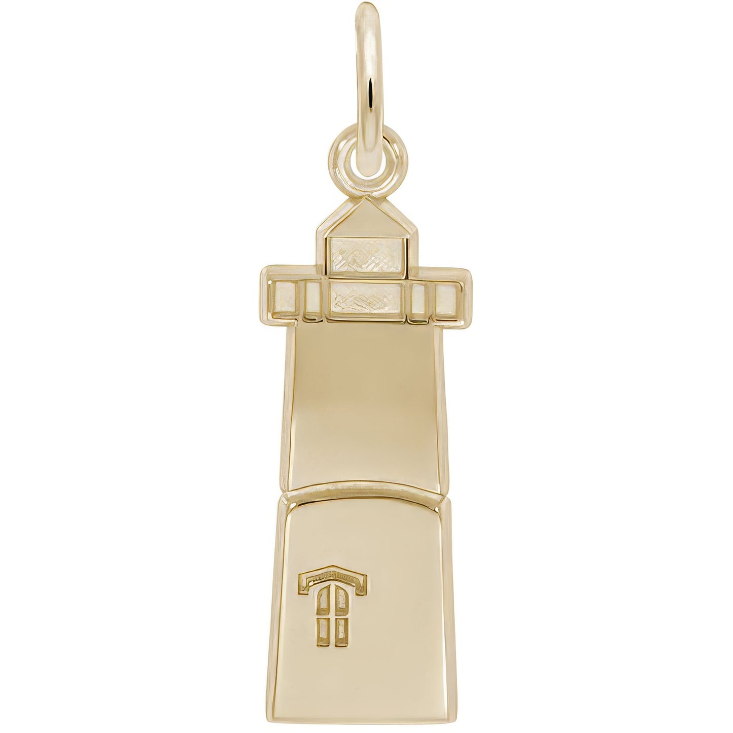 Sterling Silver Lighthouse Charm - 26mm x 9mm
