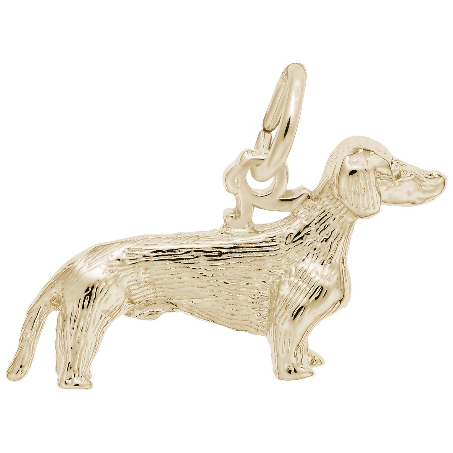 Sterling Silver Dachshund Charm - 11mm x 20mm