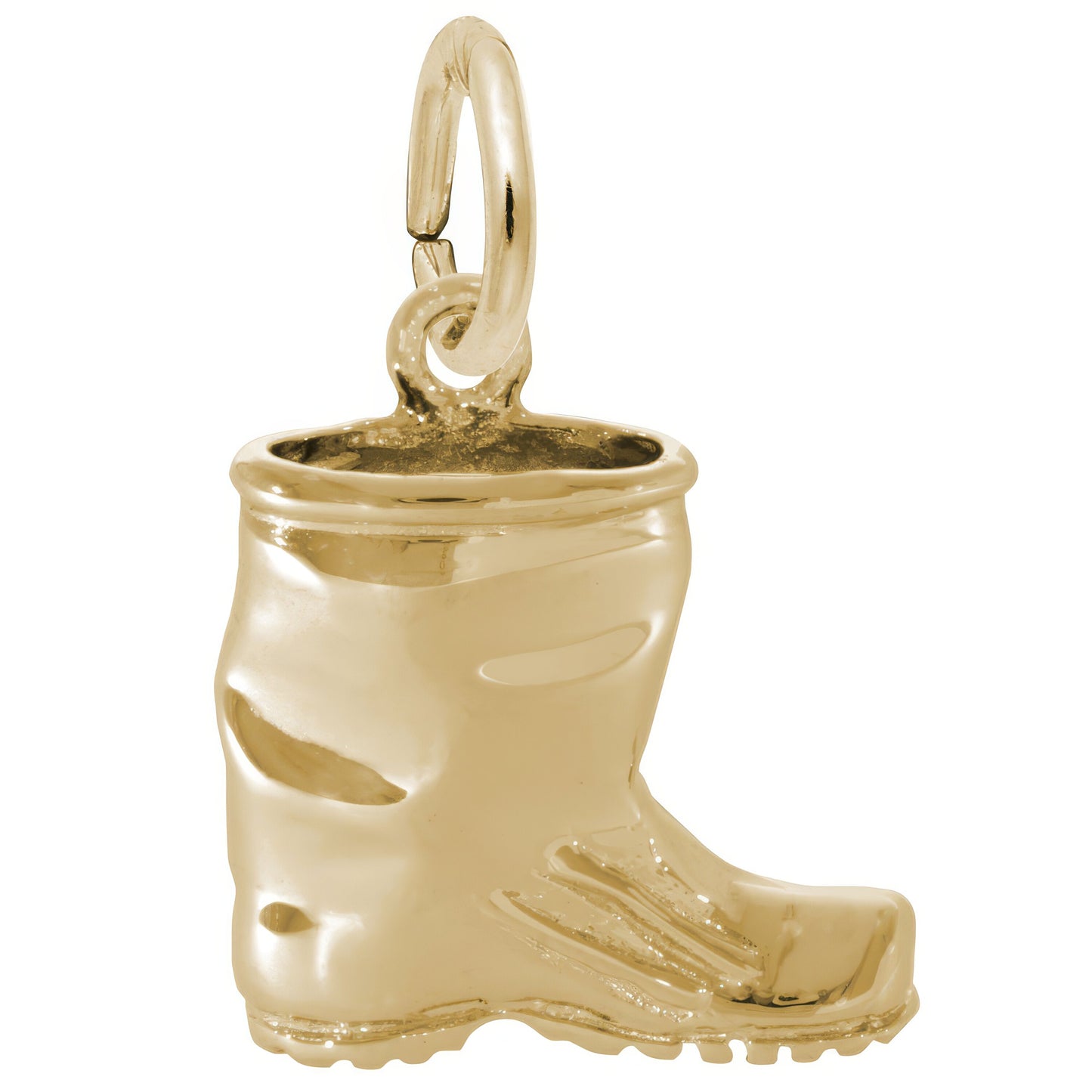 Charms, Rubber Rain Boots.925 Sterling Silver