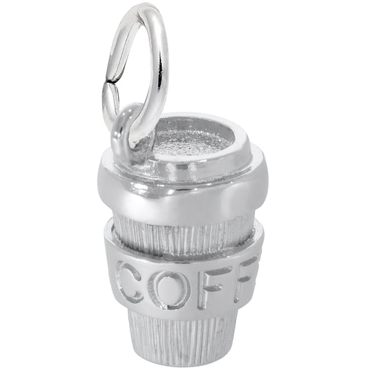 Charms Sterling Silver Coffee Cup Charm
