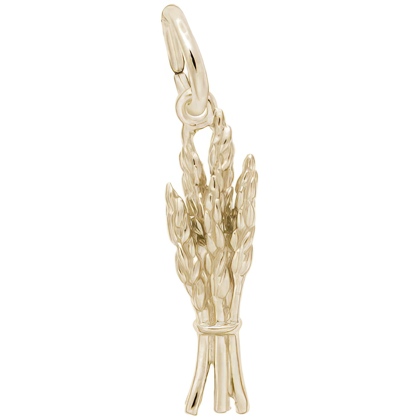 Wheat Bundle Charm - Metal - Sterling Silver