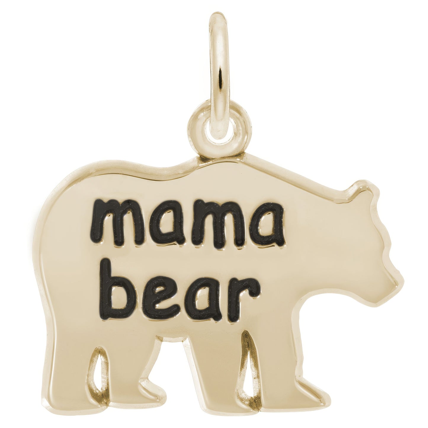 Sterling Silver Mama Bear Charm
