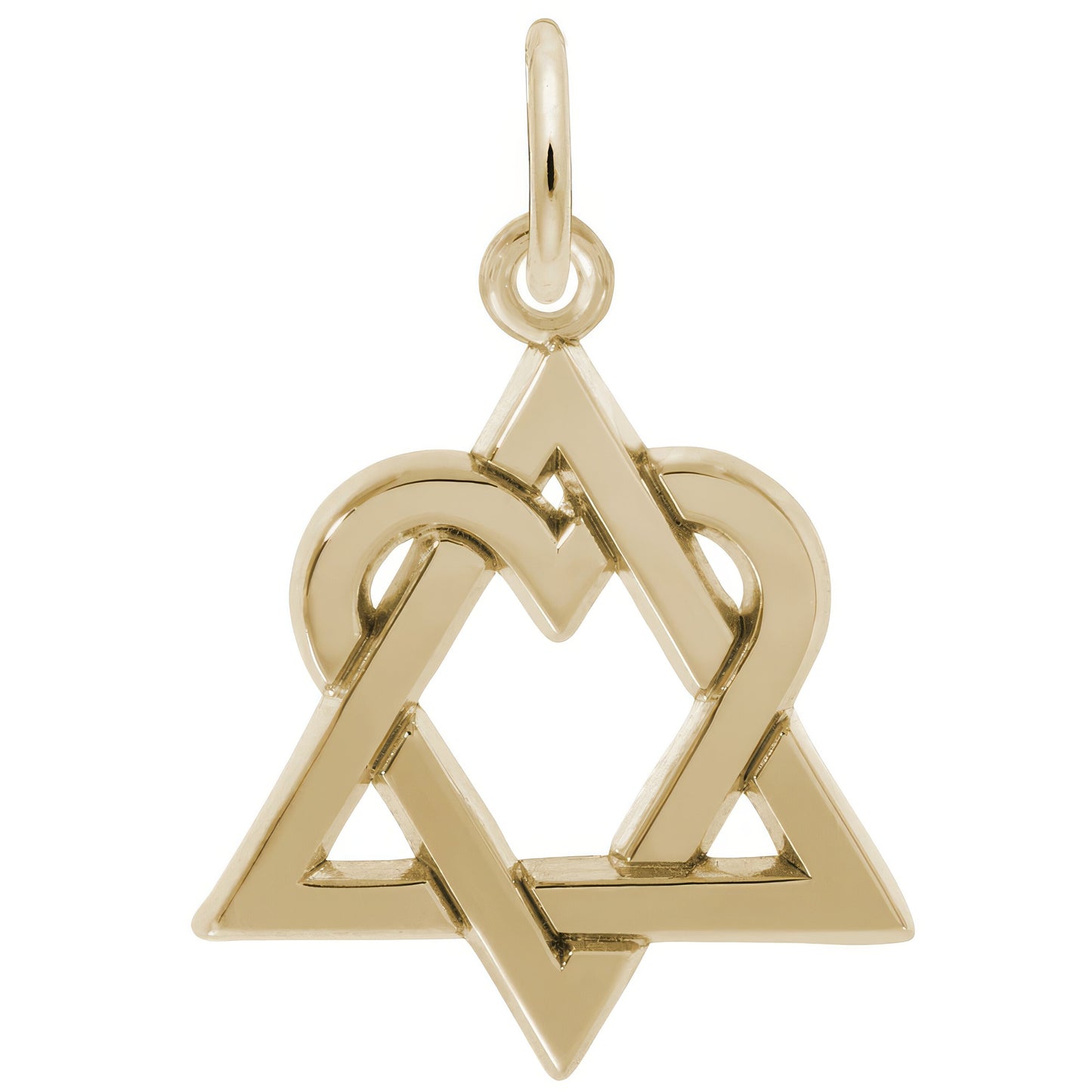 Sterling Silver Adoption Logo Charm - 21mm x 18mm