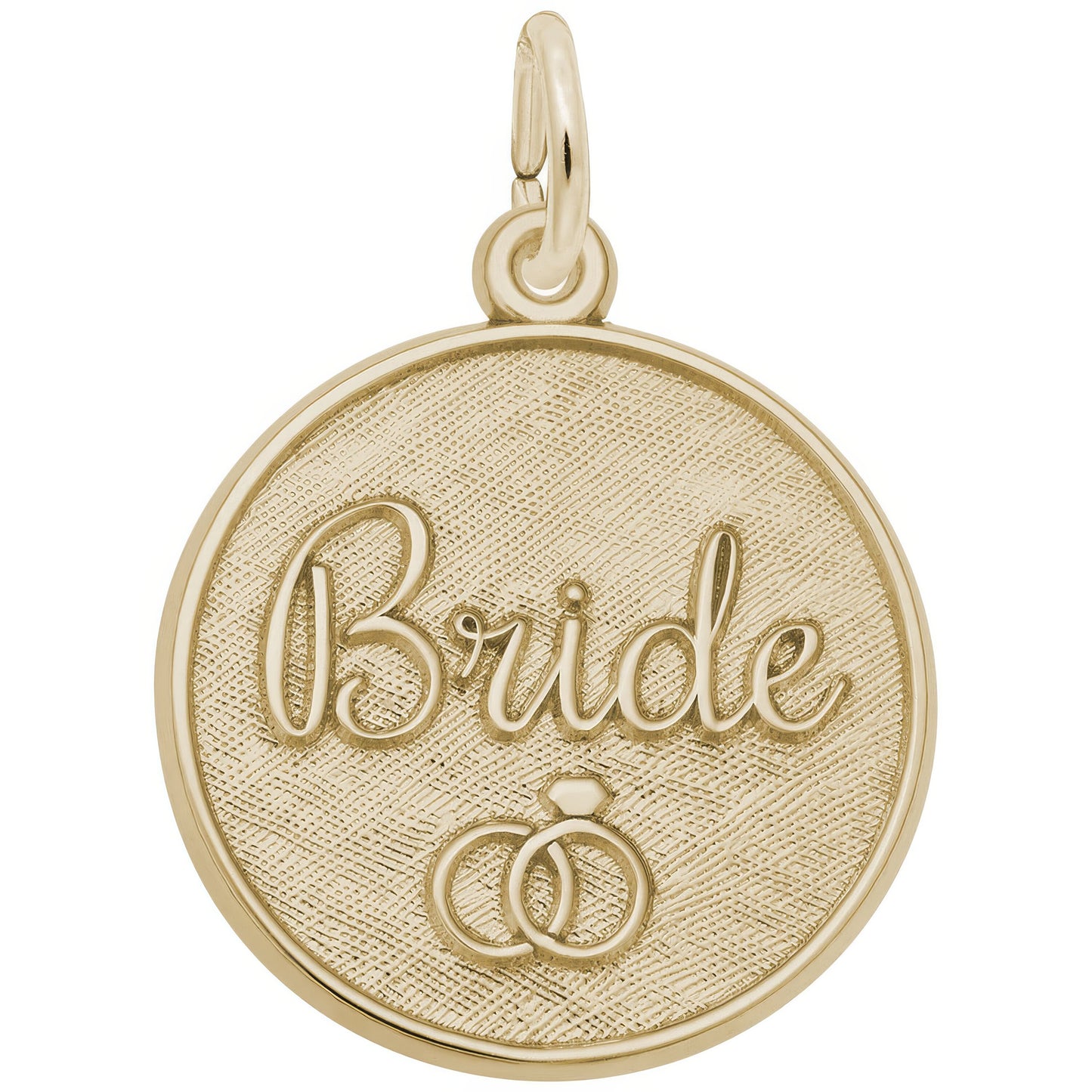 Sterling Silver Bride Charm - 19mm x 19mm