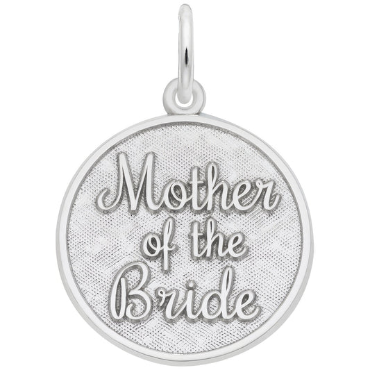 Sterling Silver Mother of The Bride Charm