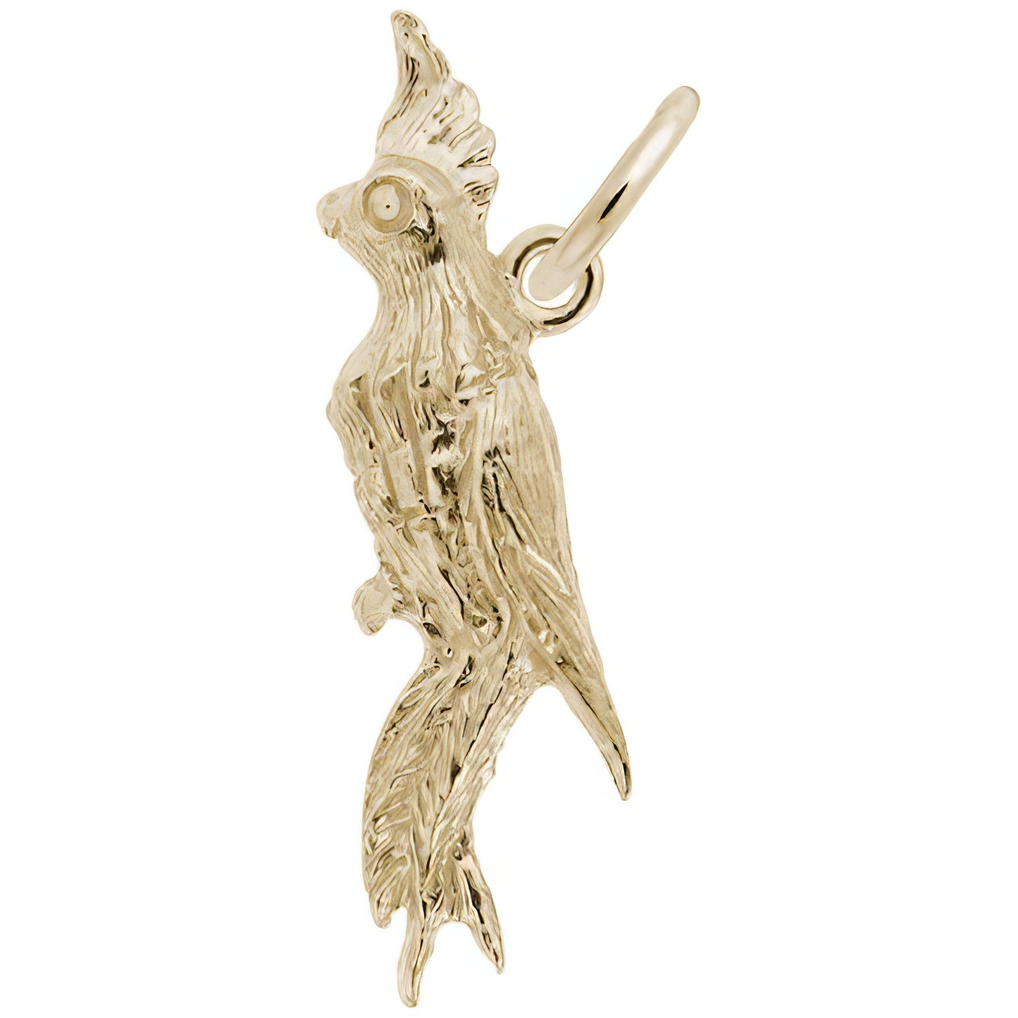 Cockatoo Charm - Metal - Sterling Silver
