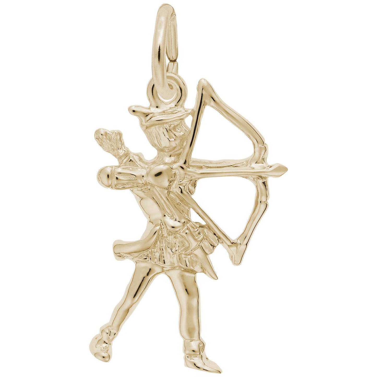 Archer Charm - Metal - Sterling Silver
