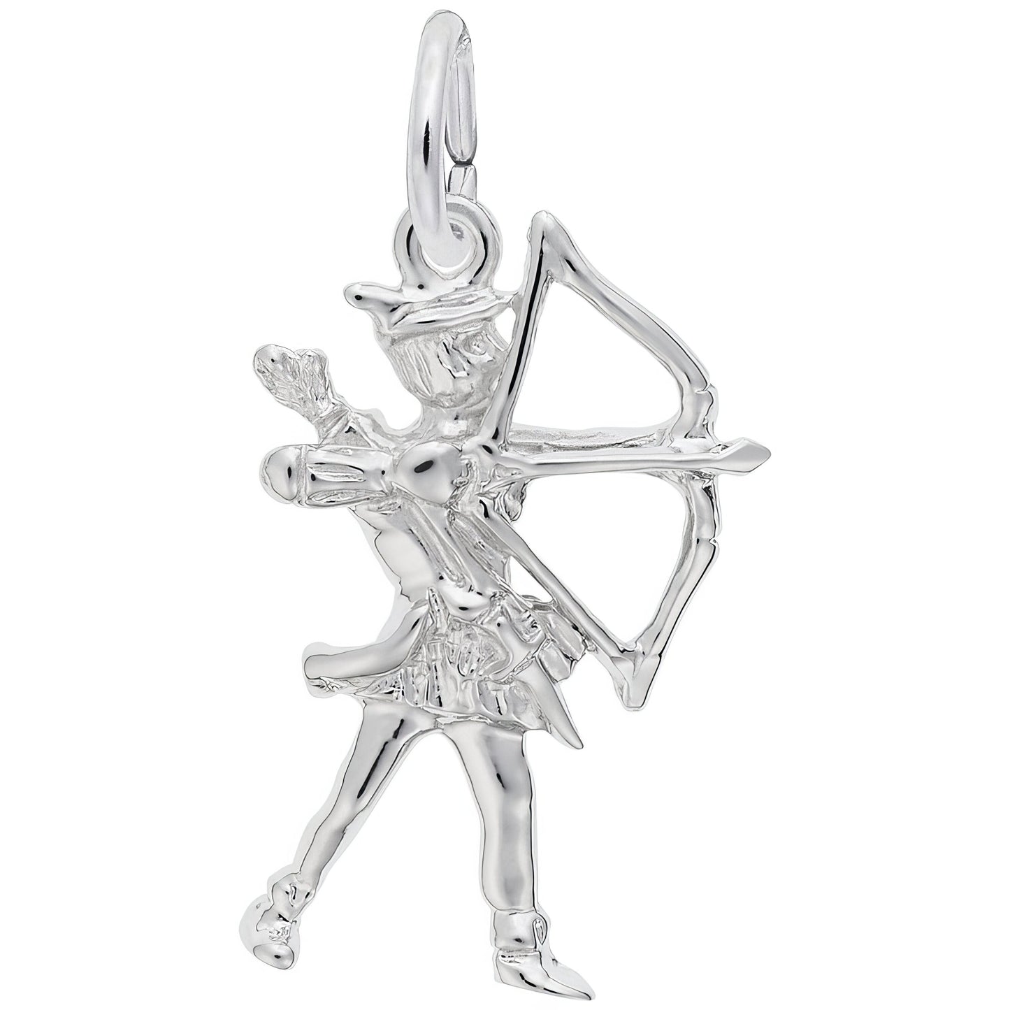 Archer Charm - Metal - Sterling Silver
