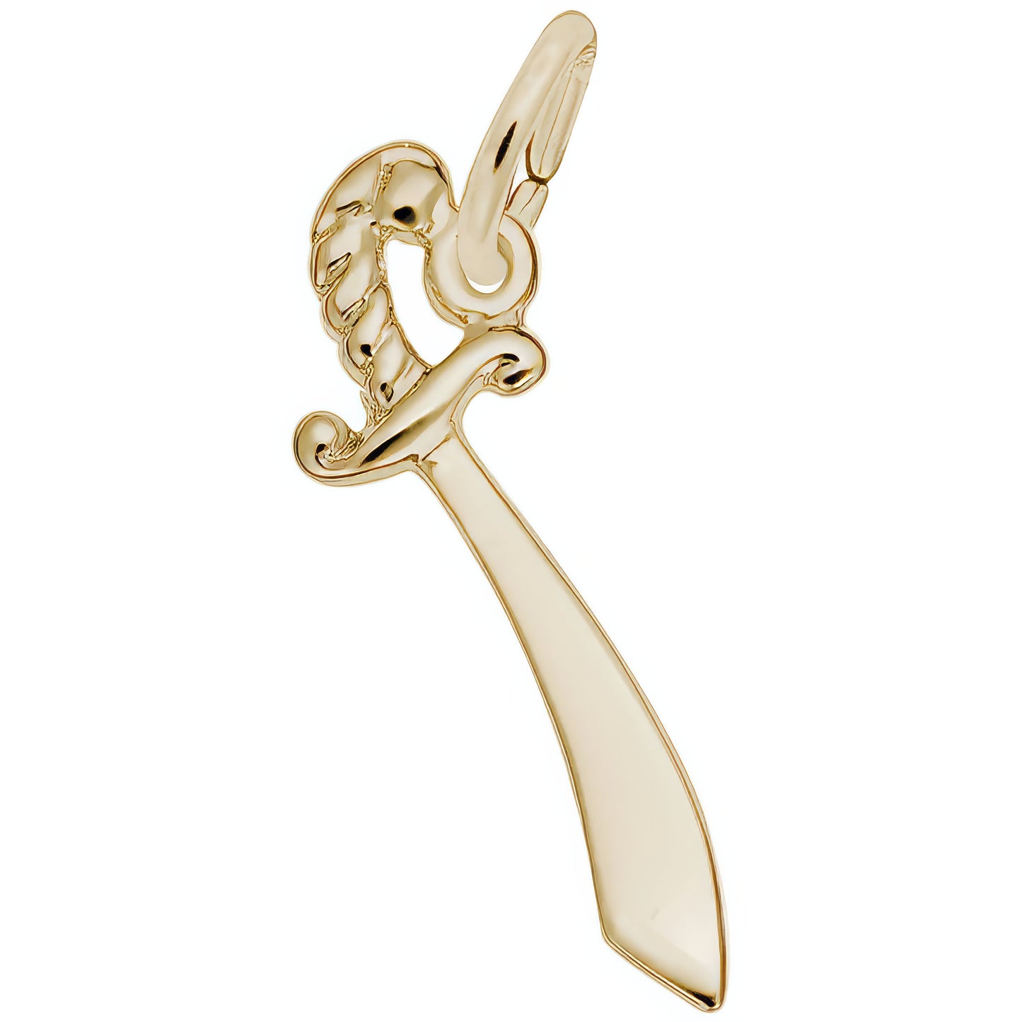 Sword Charm - Metal - Sterling Silver